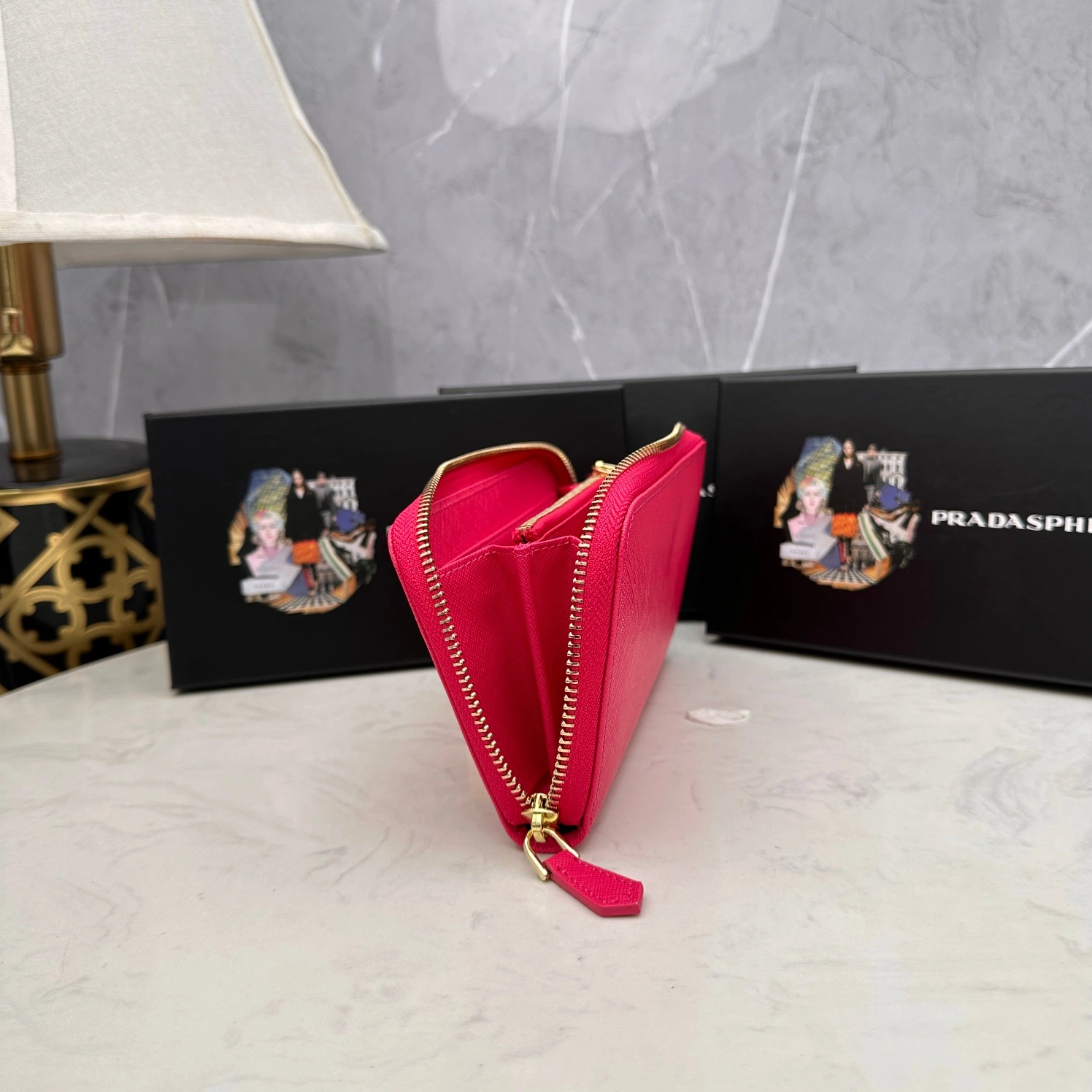 Breathable 9992 Prada AAA Quality Wallets For Women