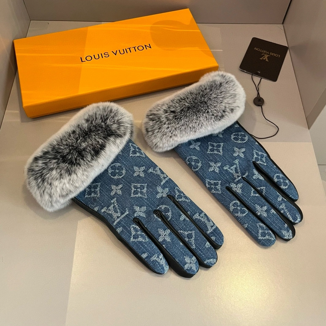 Bright 106 Louis Vuitton LV Gloves For Women
