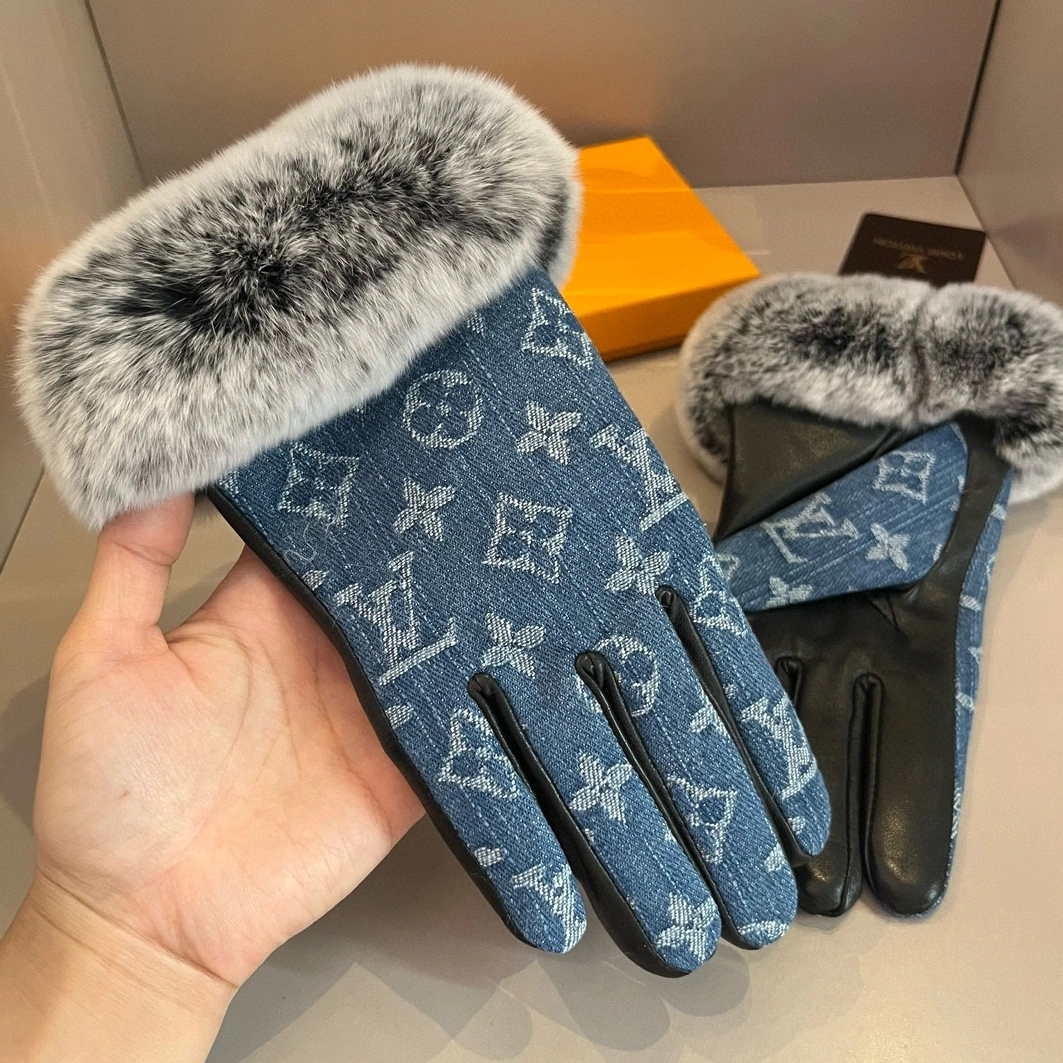 Bright 106 Louis Vuitton LV Gloves For Women