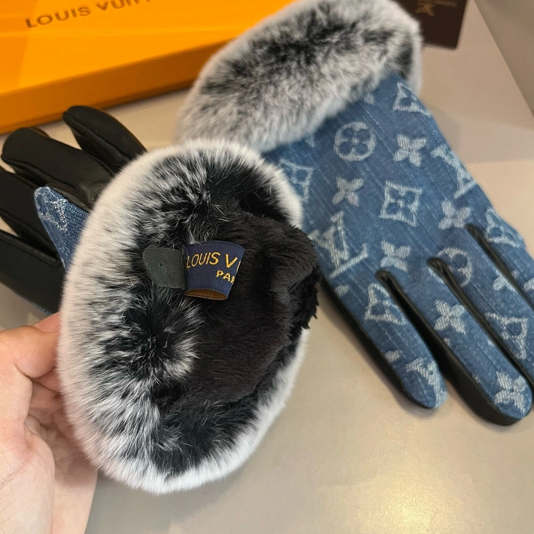 Bright 106 Louis Vuitton LV Gloves For Women
