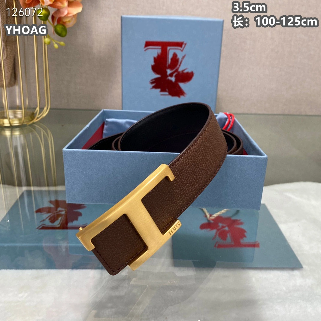 Bright 1153 Tods AAA Quality Belts For Men