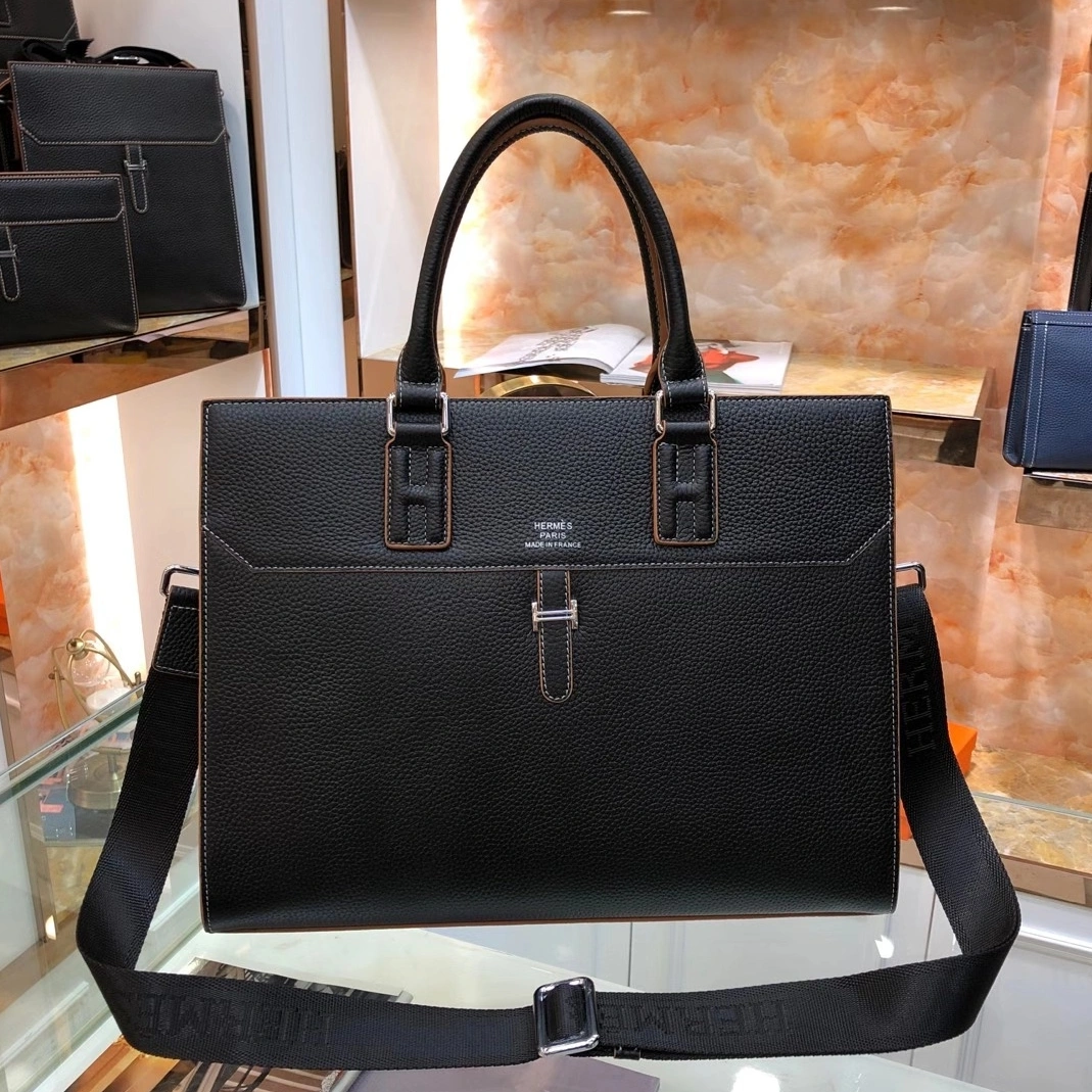 Bright 1201 Hermes AAA Man Handbags