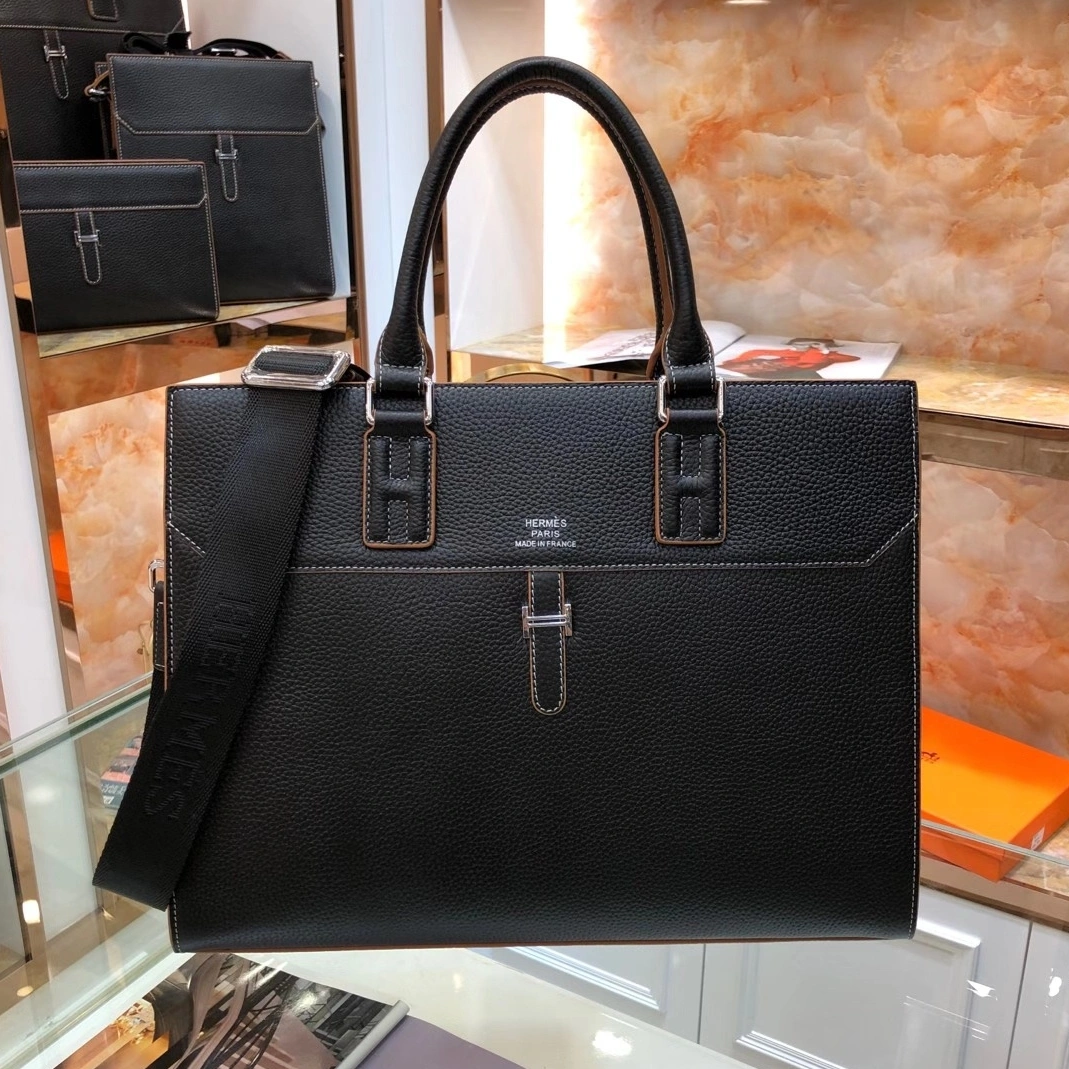 Bright 1201 Hermes AAA Man Handbags