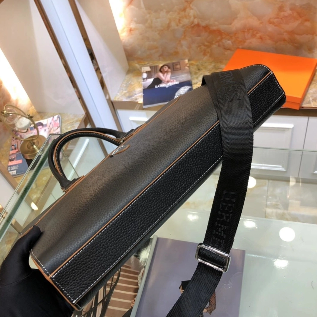 Bright 1201 Hermes AAA Man Handbags