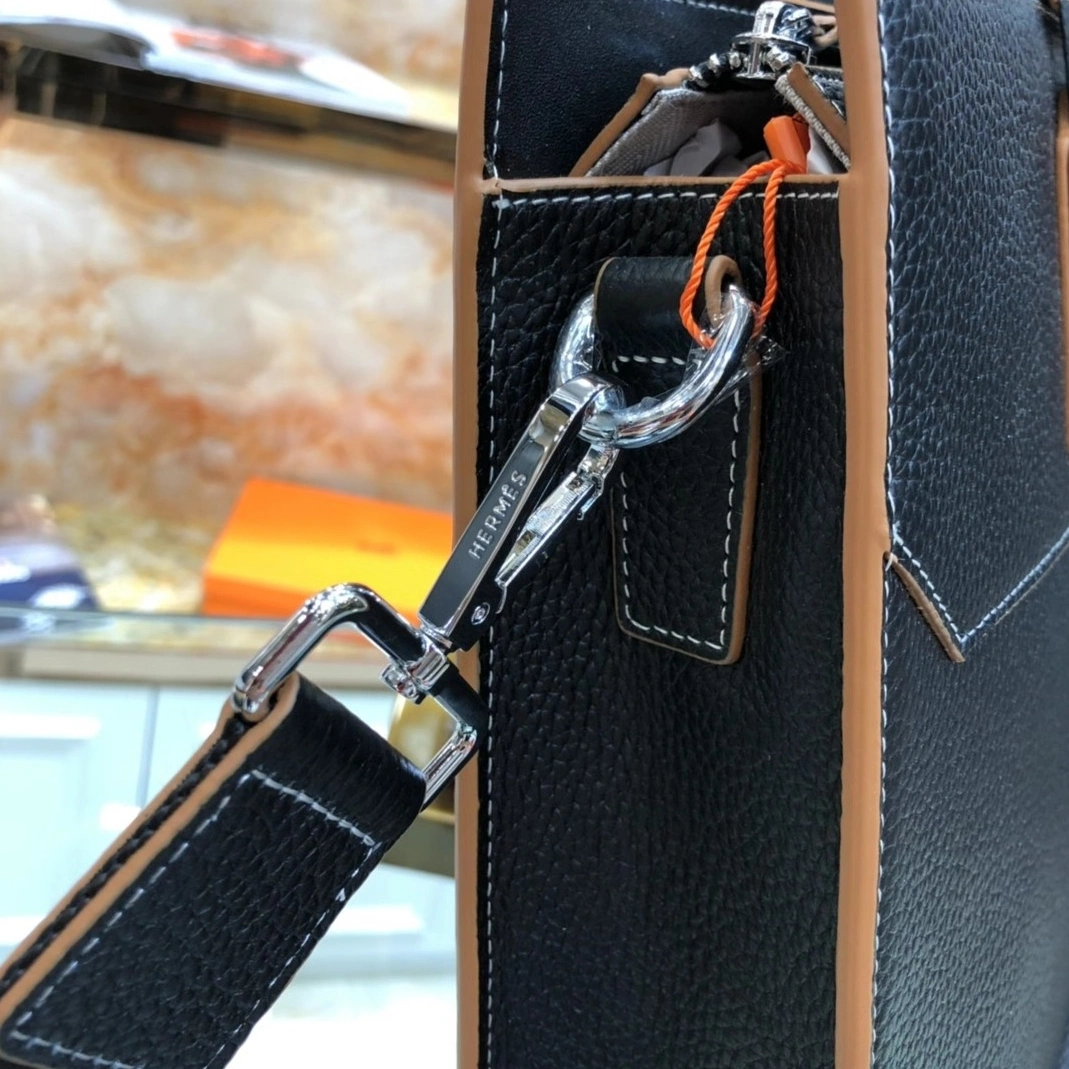 Bright 1201 Hermes AAA Man Handbags