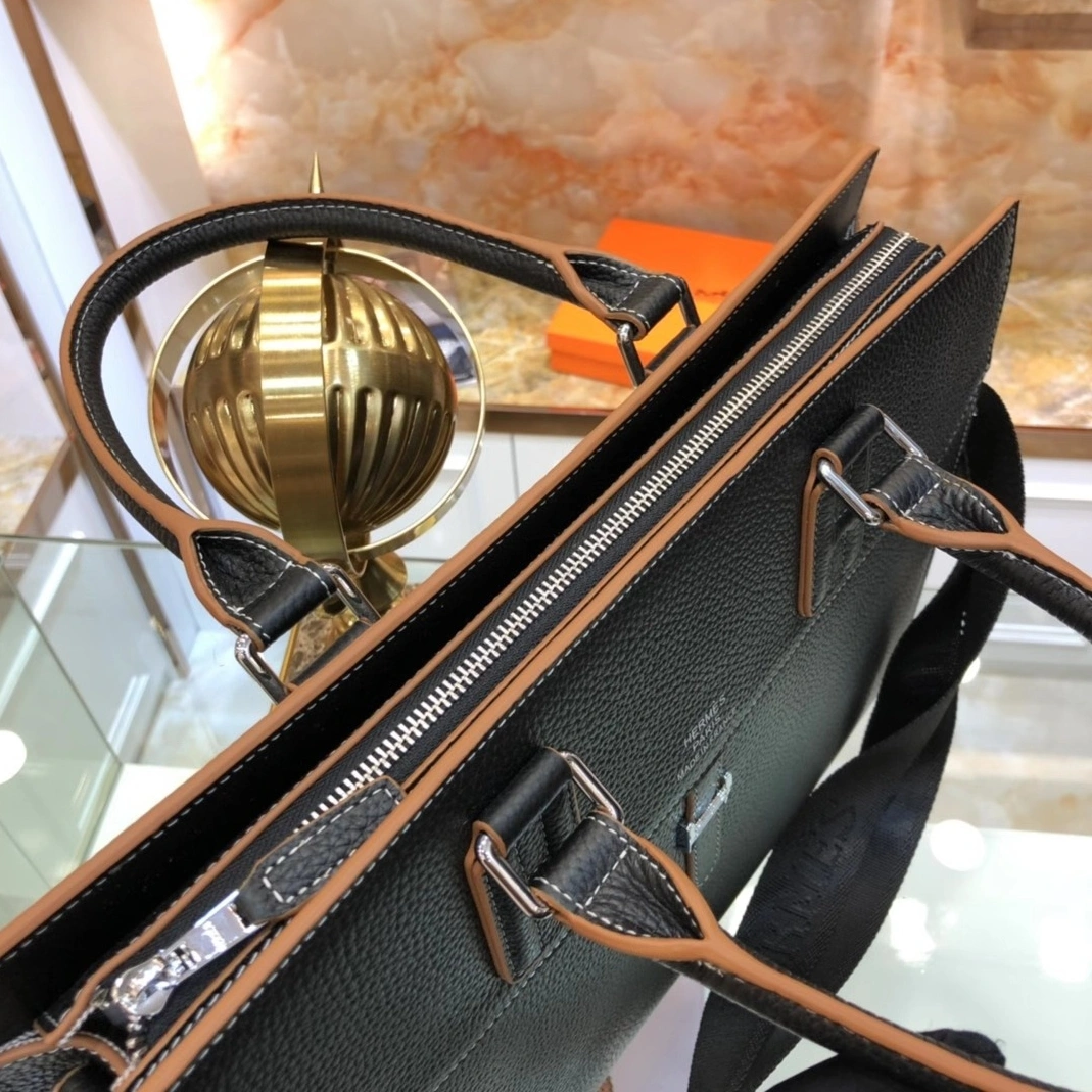 Bright 1201 Hermes AAA Man Handbags