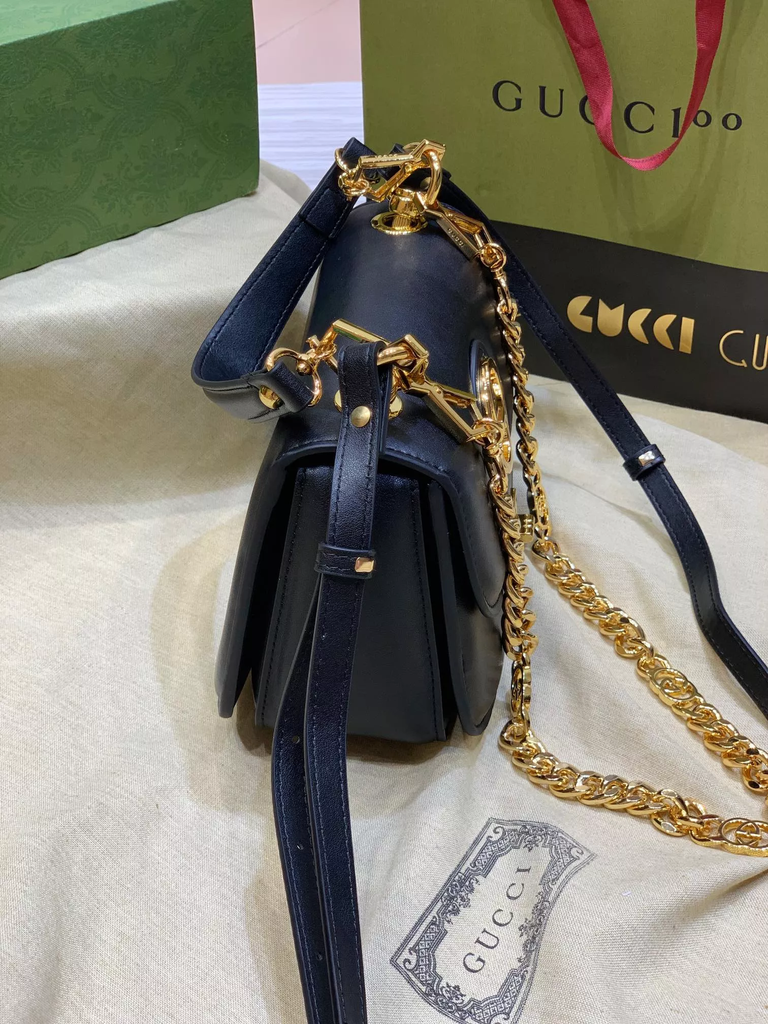 Bright 1223 Gucci AAA Quality Messenger Bags For Women