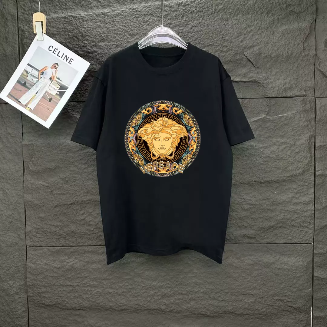 Bright 1374 Versace T-Shirts Short Sleeved For Unisex
