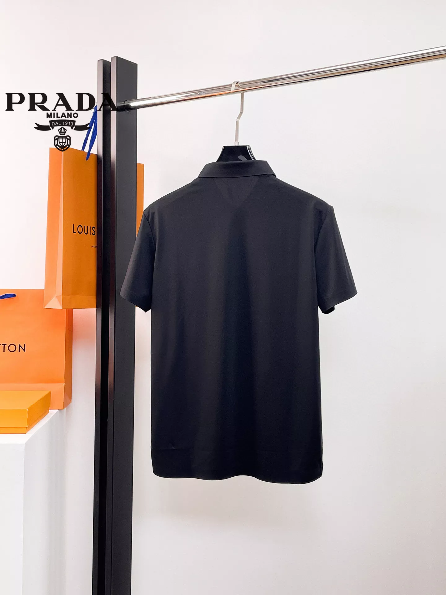 Bright 1379 Prada T-Shirts Short Sleeved For Men