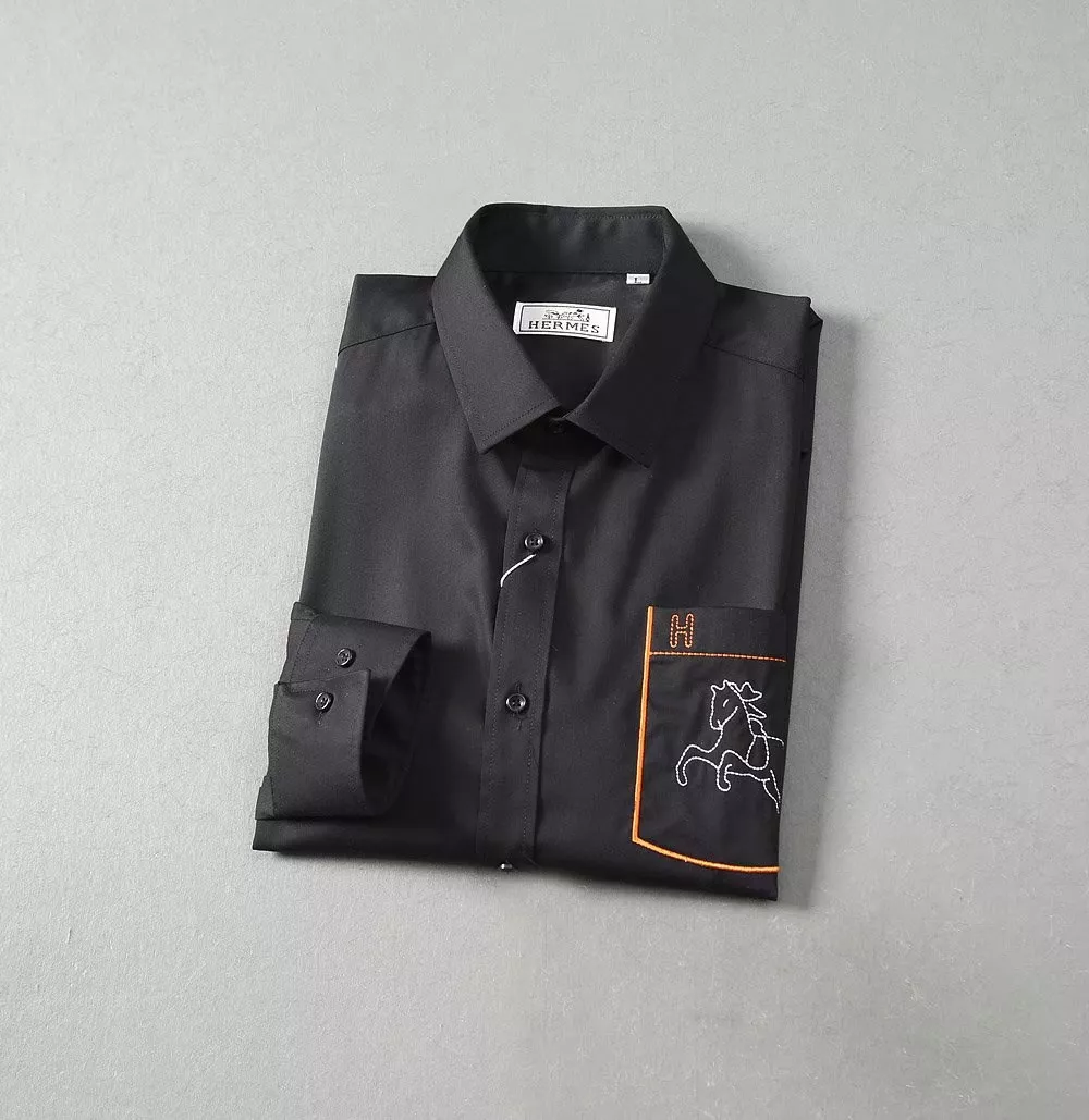 Bright 1461 Hermes Shirts Long Sleeved For Men