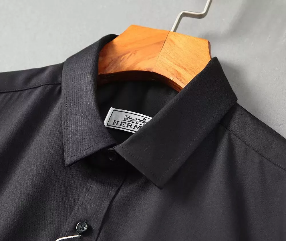 Bright 1461 Hermes Shirts Long Sleeved For Men