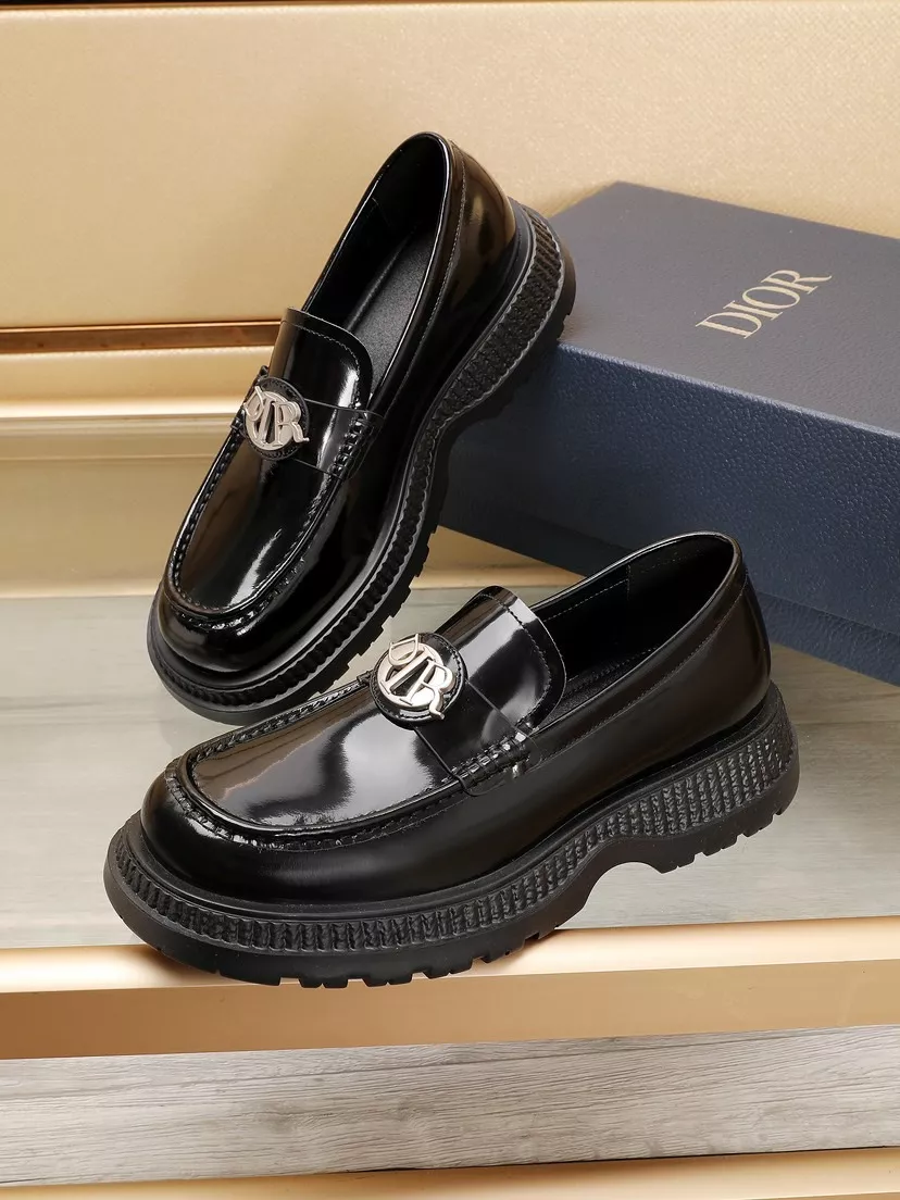 Bright 1623 Christian Dior Leather Shoes For Men