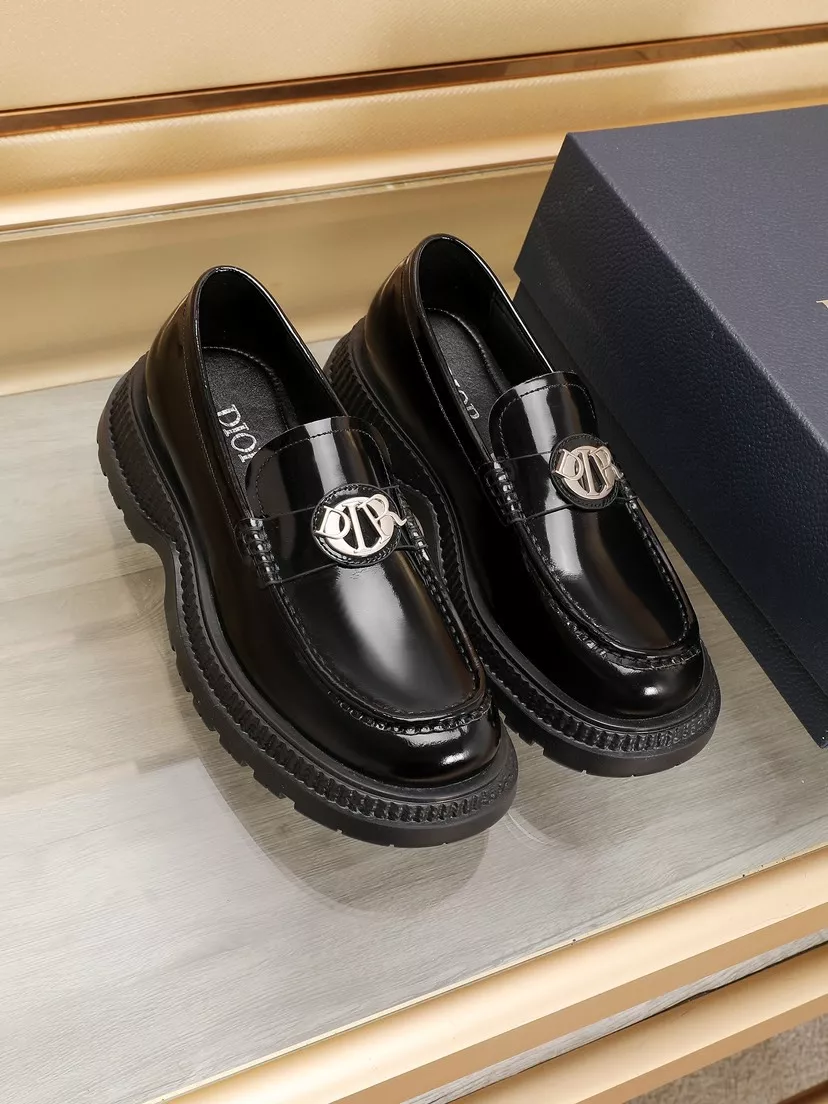 Bright 1623 Christian Dior Leather Shoes For Men