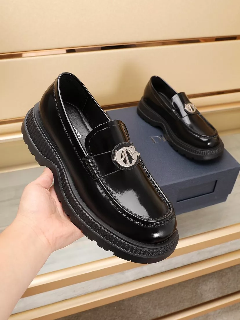 Bright 1623 Christian Dior Leather Shoes For Men