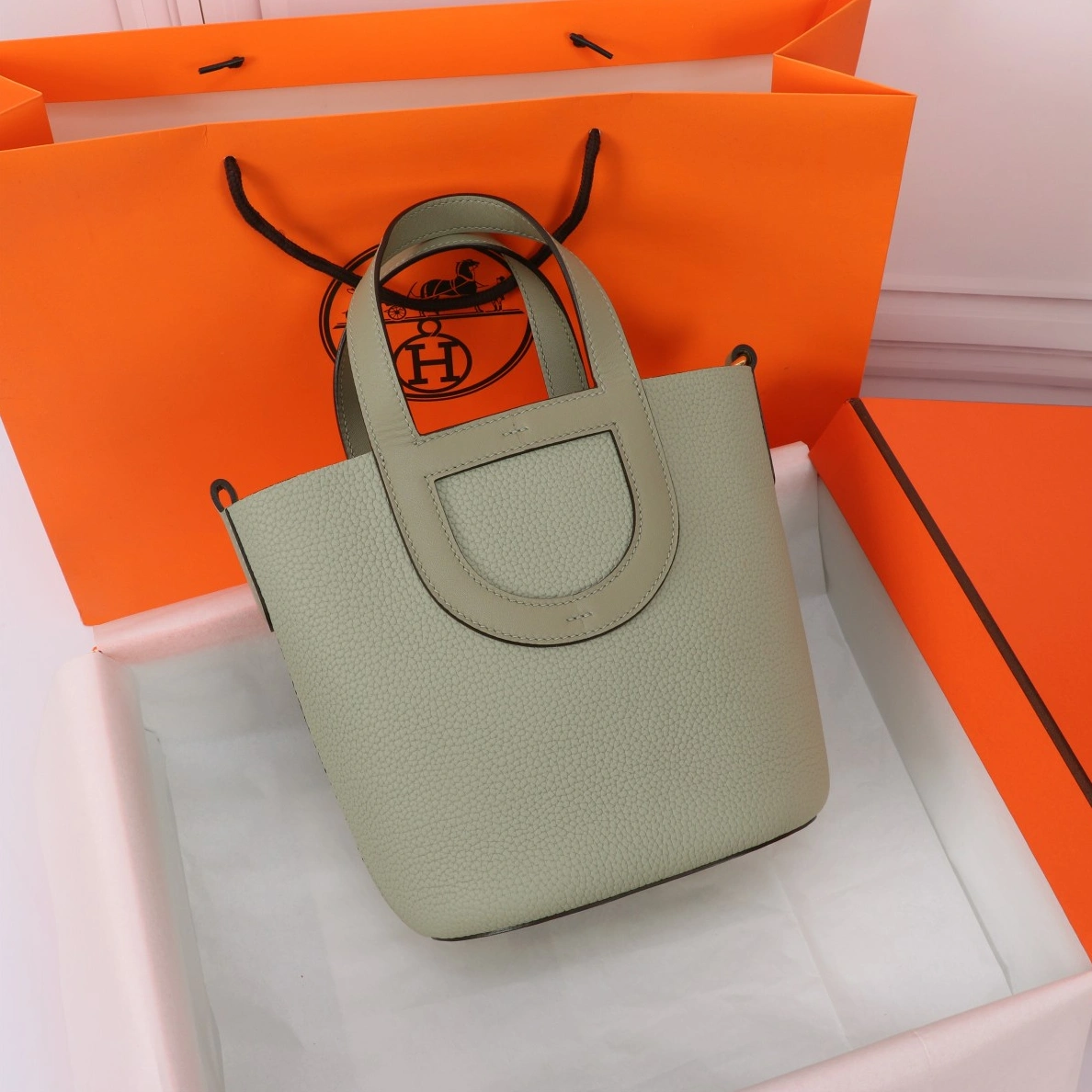 Bright 1785 Hermes AAA Quality Handbags In Gold For Women