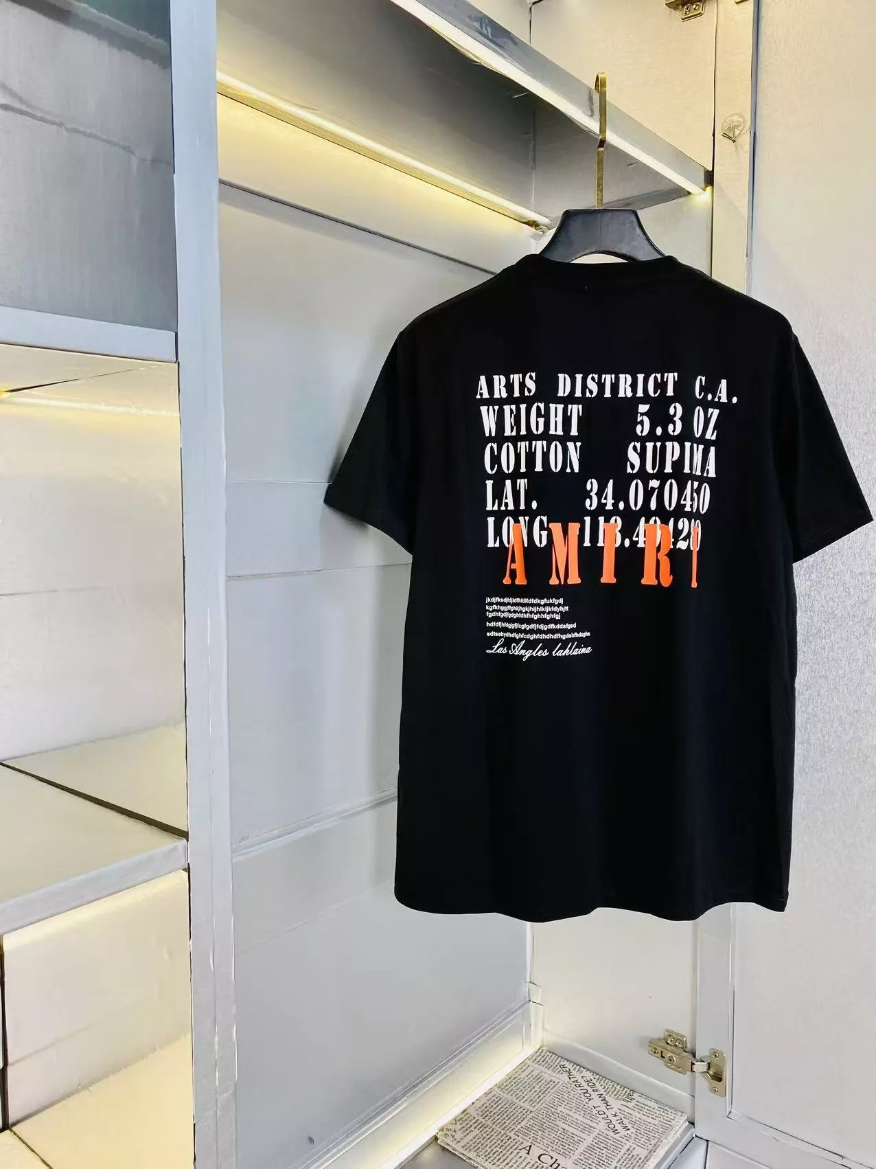 Bright 1792 Amiri T-Shirts Short Sleeved For Men