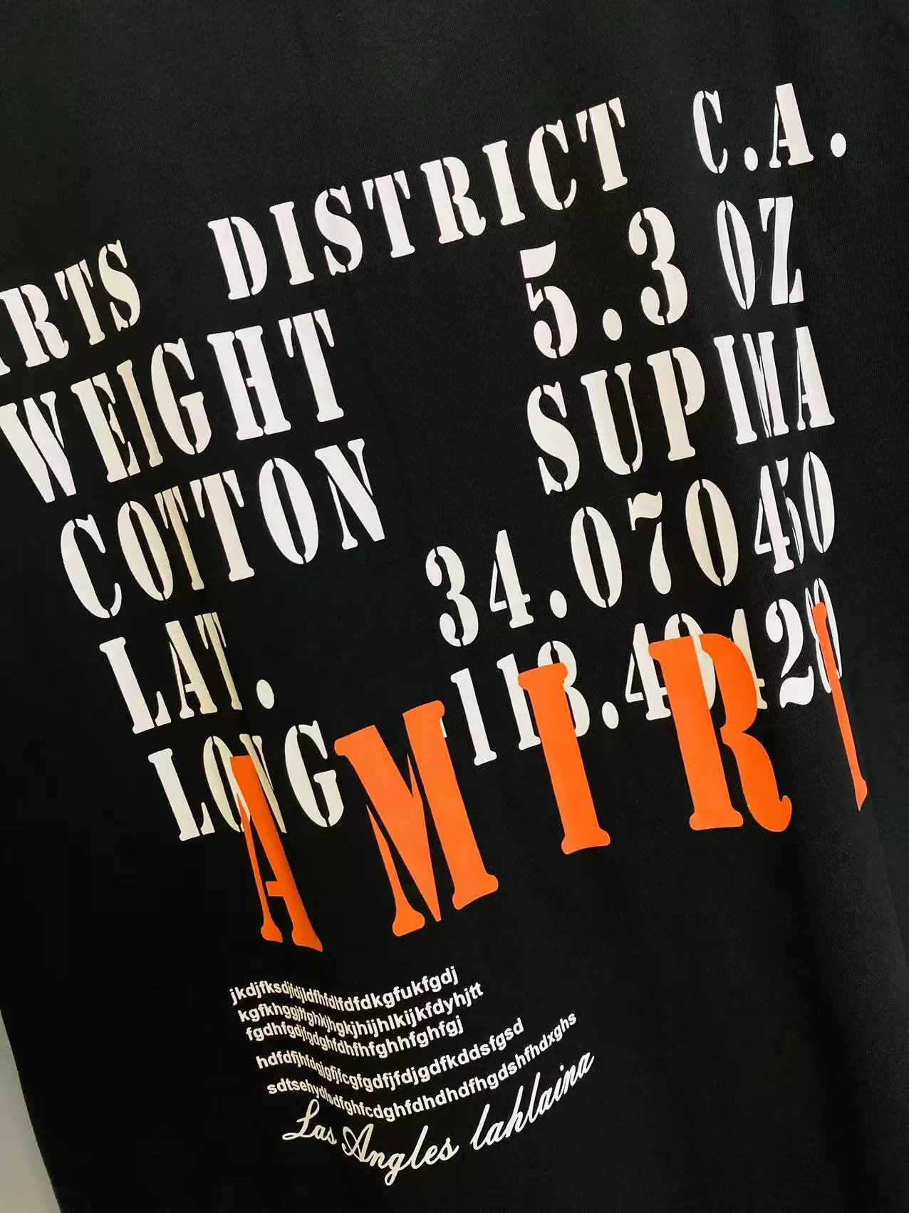 Bright 1792 Amiri T-Shirts Short Sleeved For Men