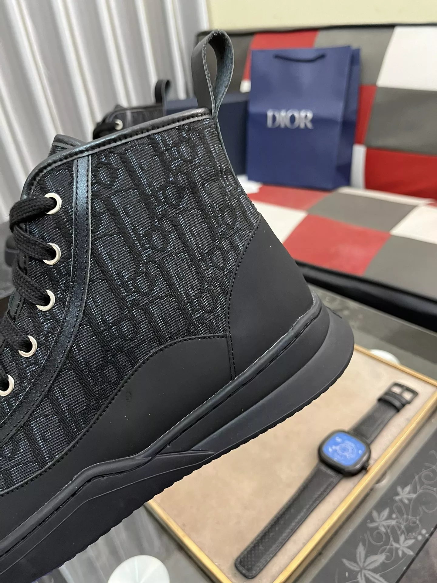 Bright 2089 Christian Dior High Top Shoes For Men