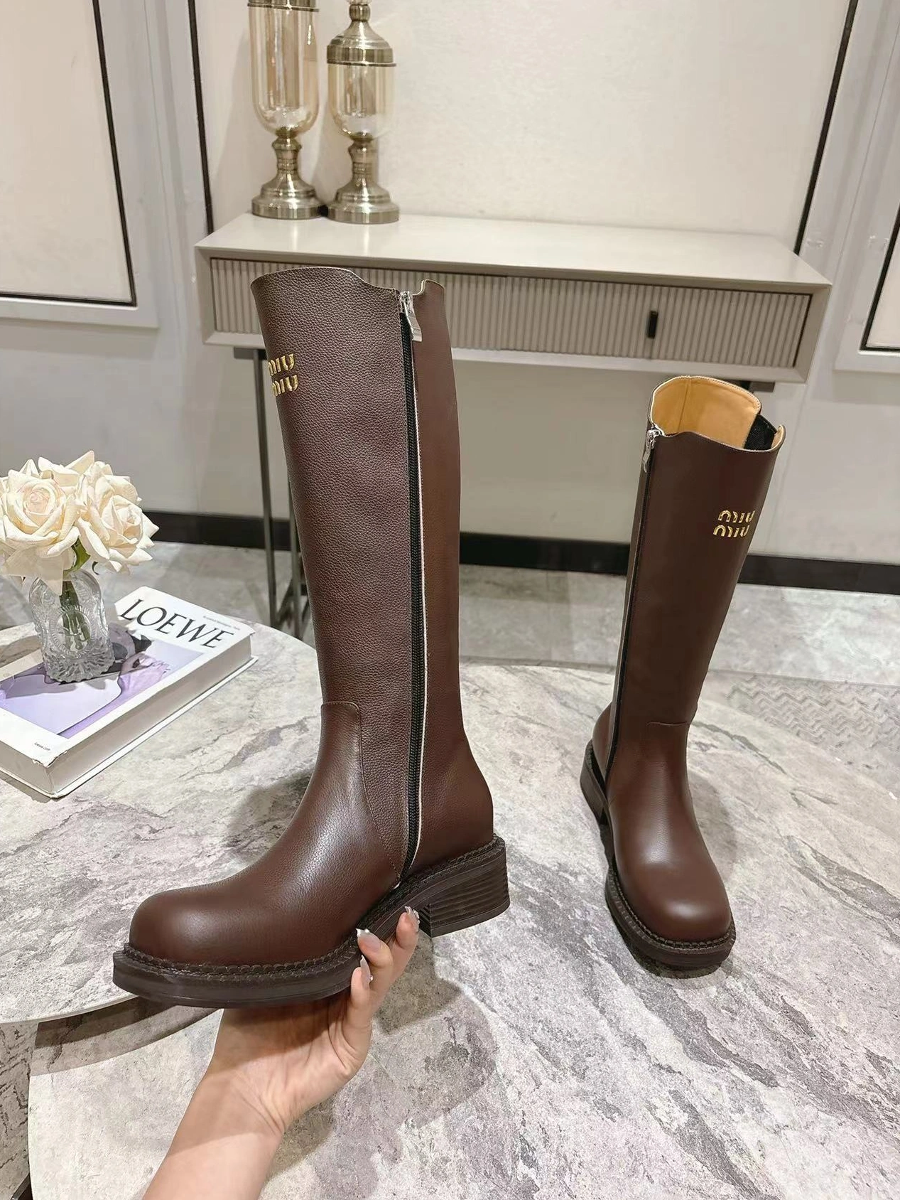 Bright 2289 MIU MIU Boots For Women
