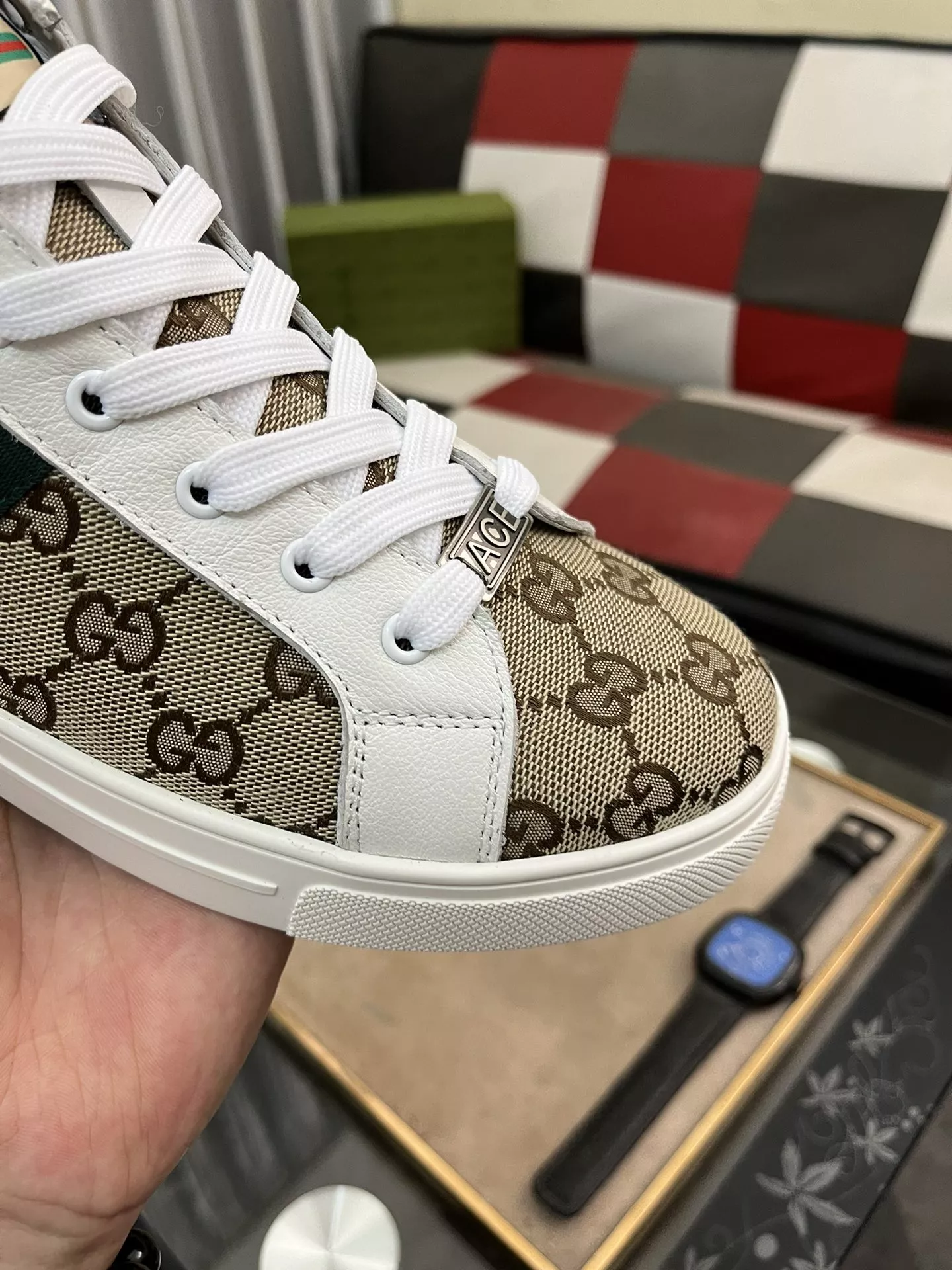 Bright 2364 Gucci High Tops Shoes For Men