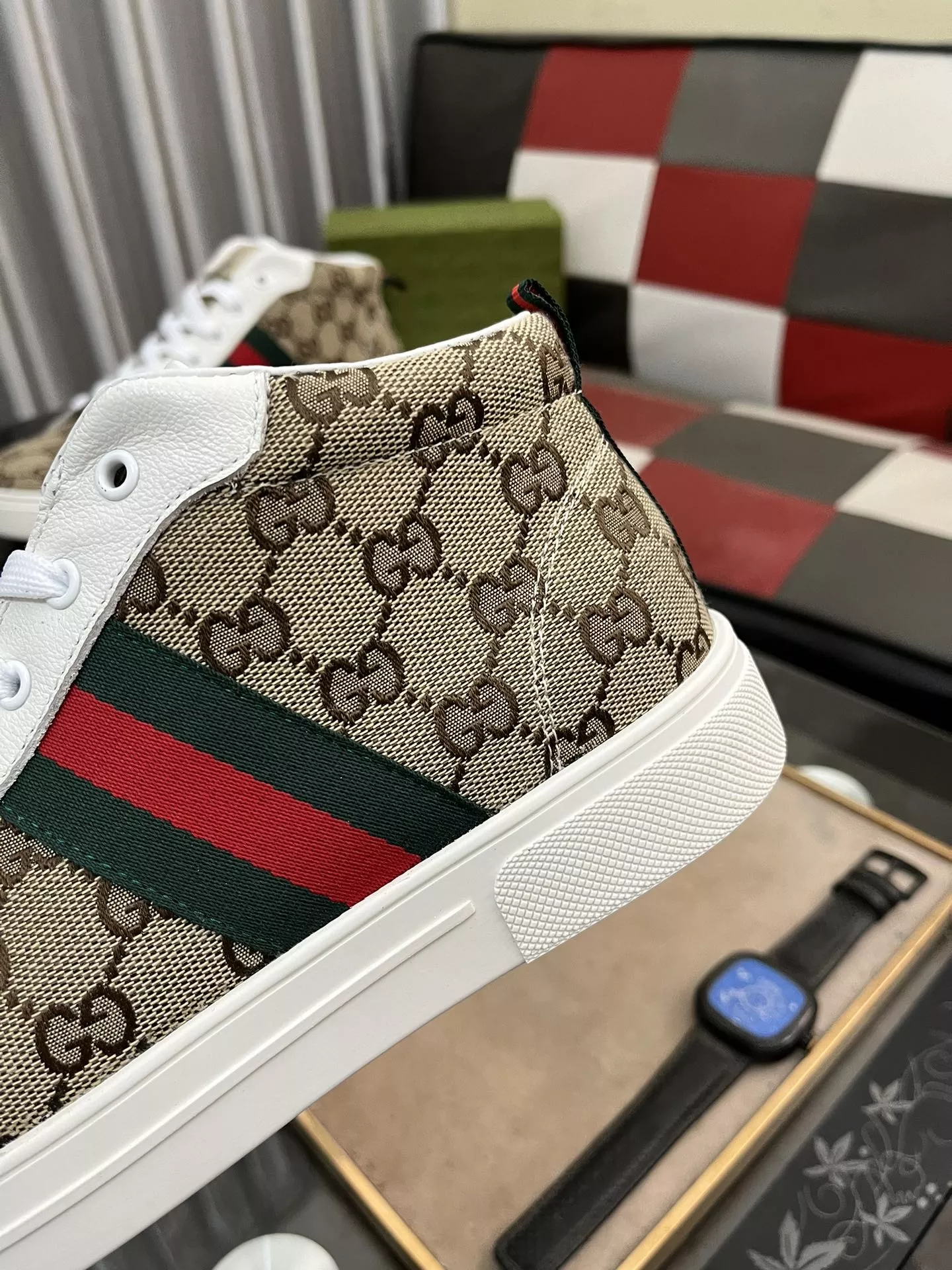Bright 2364 Gucci High Tops Shoes For Men