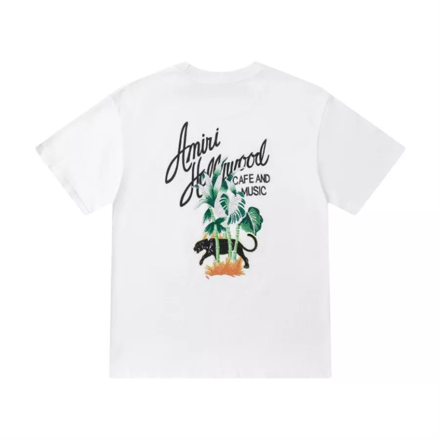 Bright 2575 Amiri T-Shirts Short Sleeved For Unisex