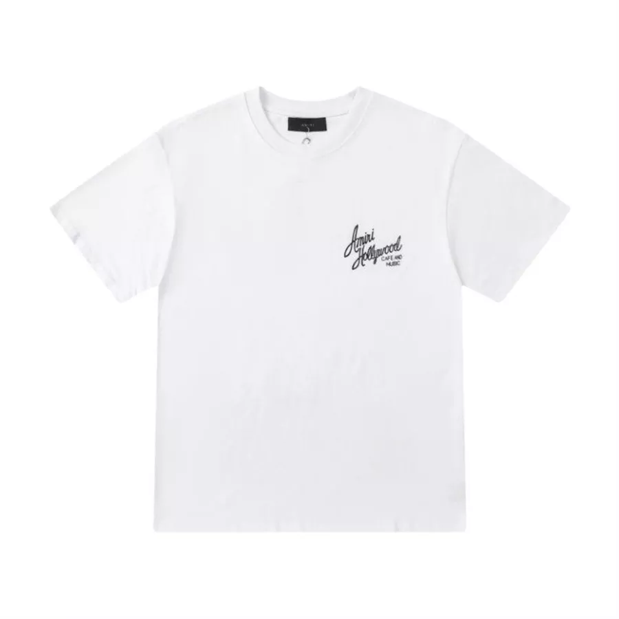 Bright 2575 Amiri T-Shirts Short Sleeved For Unisex
