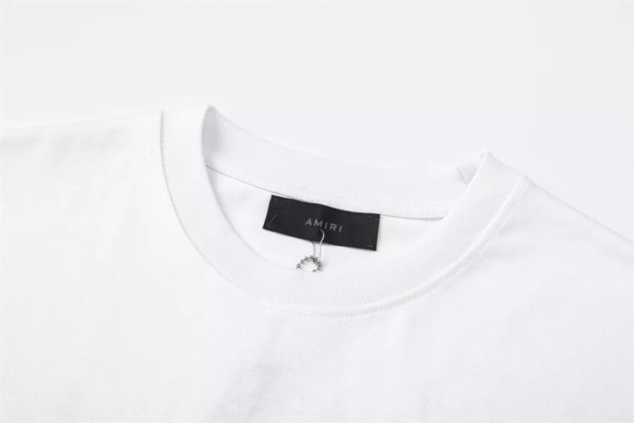 Bright 2575 Amiri T-Shirts Short Sleeved For Unisex