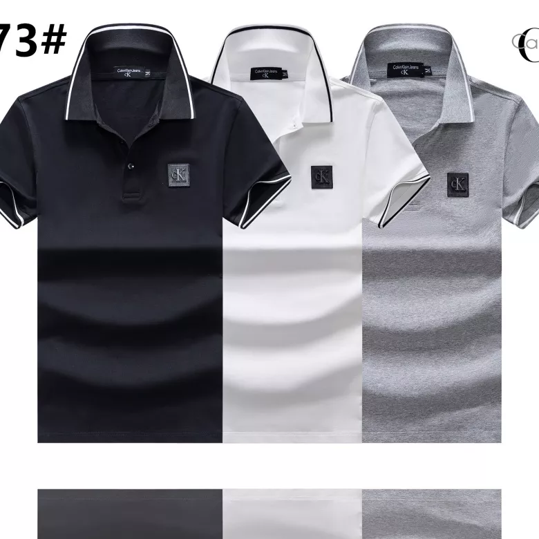 Bright 2578 Calvin Klein CK T-Shirts Short Sleeved For Men