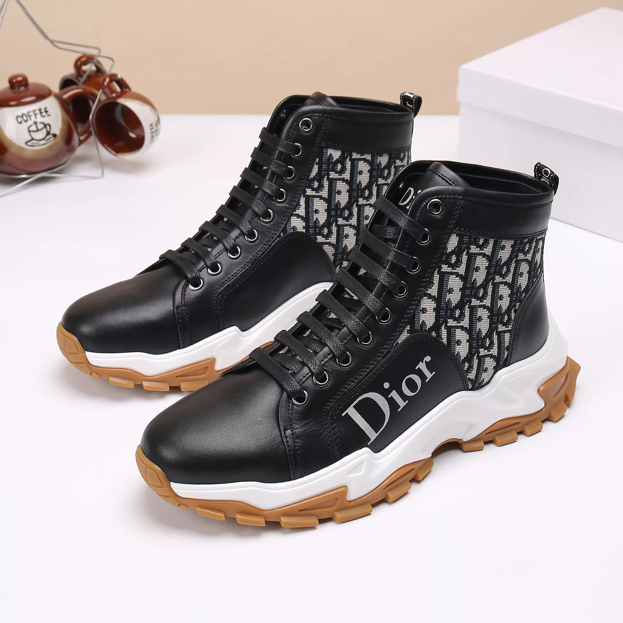 Bright 261 Christian Dior High Top Shoes For Women