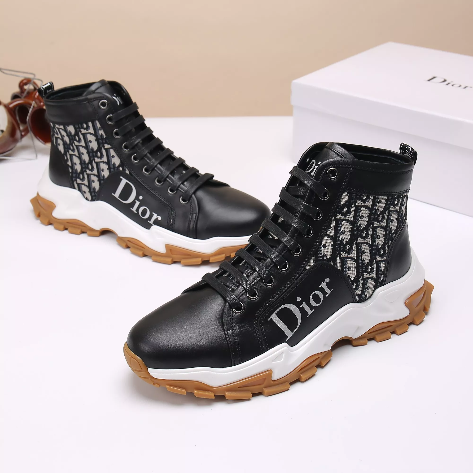 Bright 261 Christian Dior High Top Shoes For Women