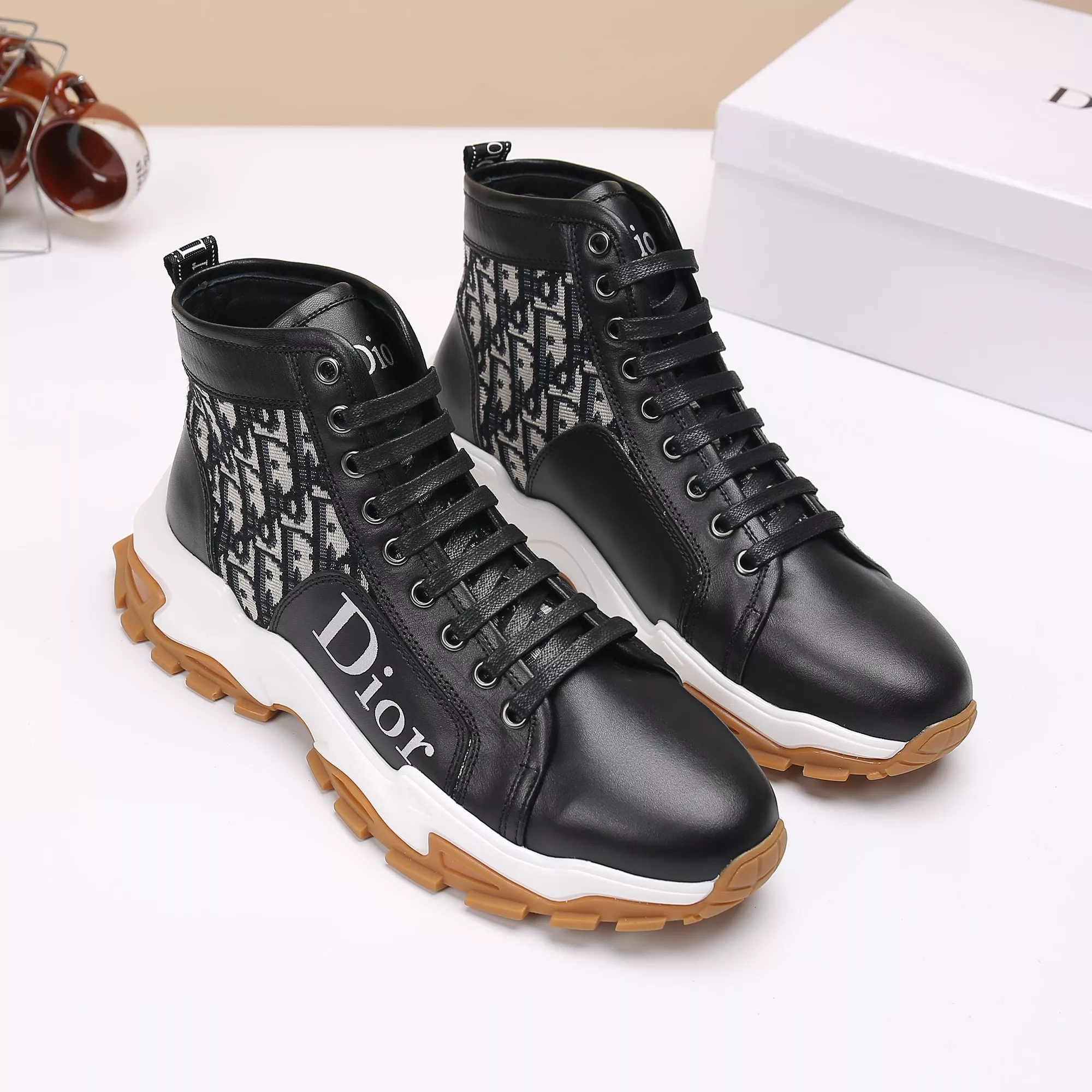 Bright 261 Christian Dior High Top Shoes For Women