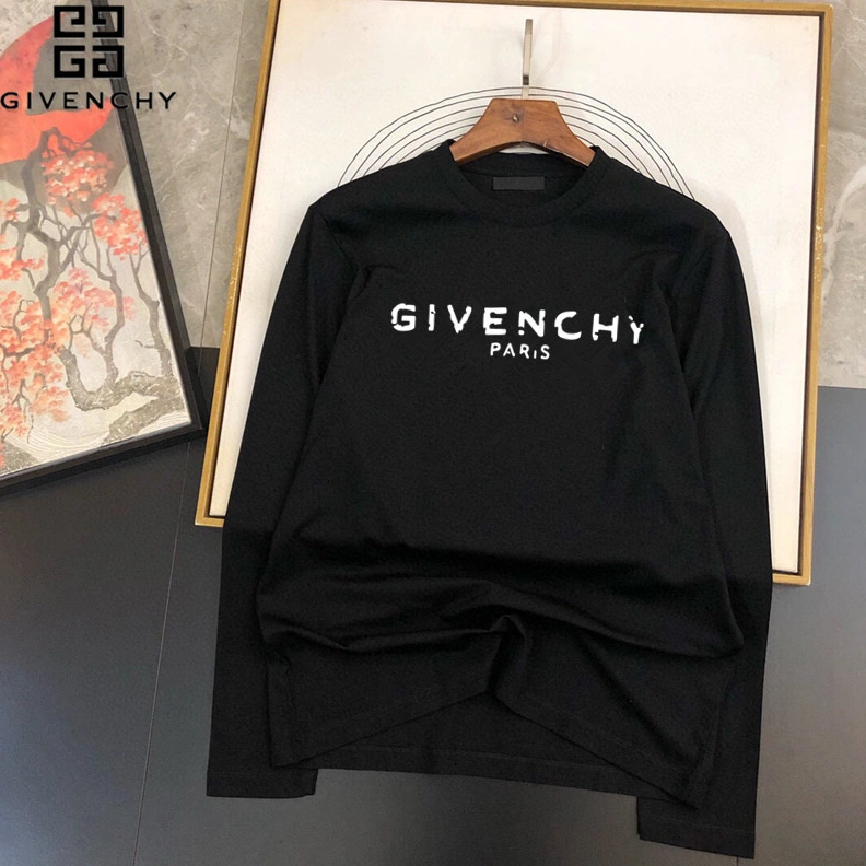Bright 2757 Givenchy T-Shirts Long Sleeved For Men