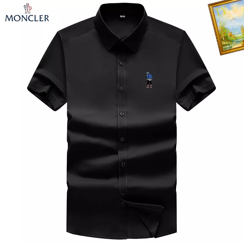 Bright 3102 Moncler Shirts Short Sleeved For Men