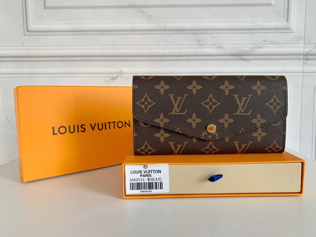 Bright 3115 Louis Vuitton LV Wallets In Red For Women