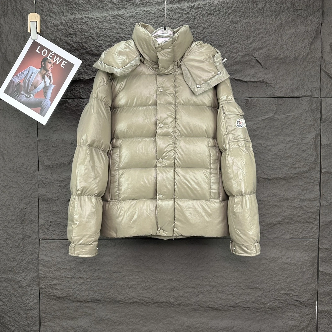 Bright 3421 Moncler Down Feather Coat Long Sleeved For Unisex