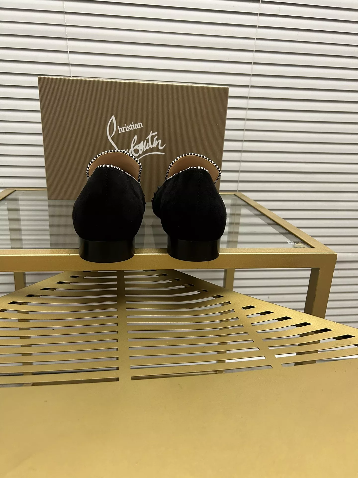 Bright 3855 Christian Louboutin Leather Shoes For Men