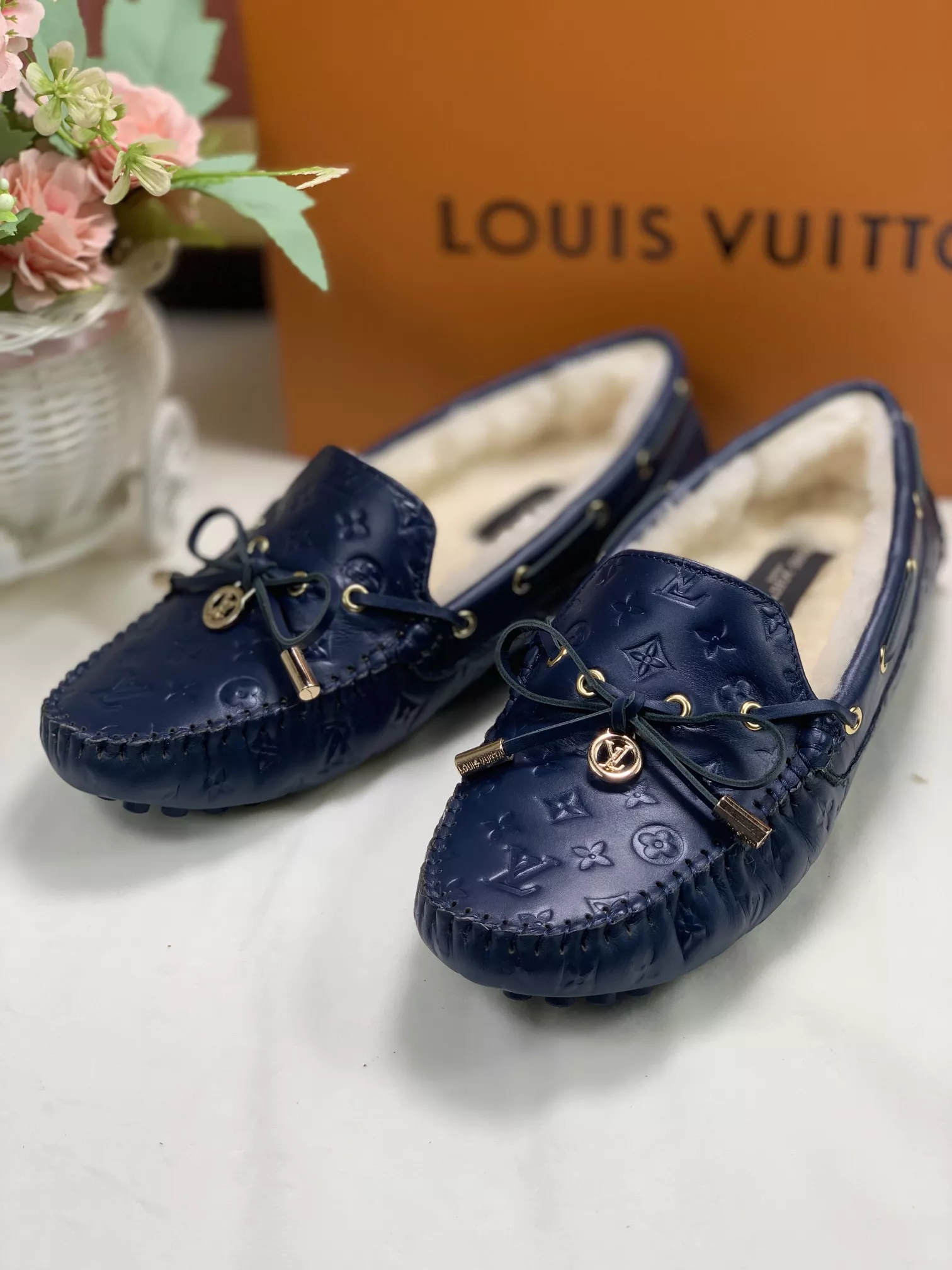 Bright 3917 Louis Vuitton LV Oxfords Shoes For Women