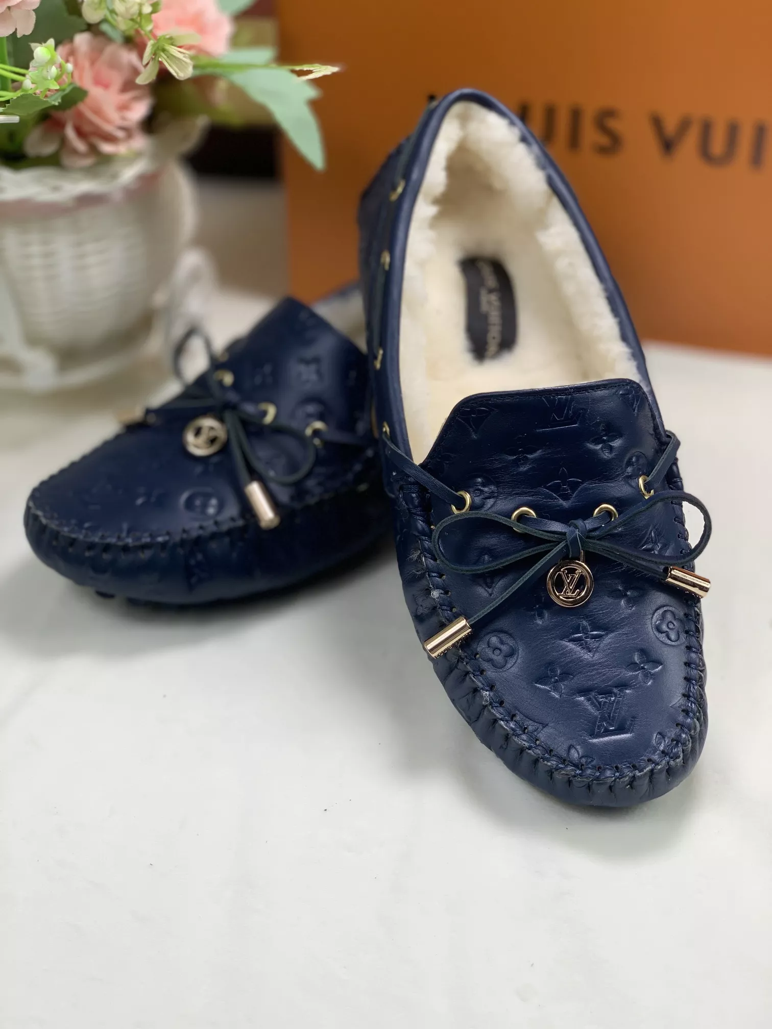 Bright 3917 Louis Vuitton LV Oxfords Shoes For Women