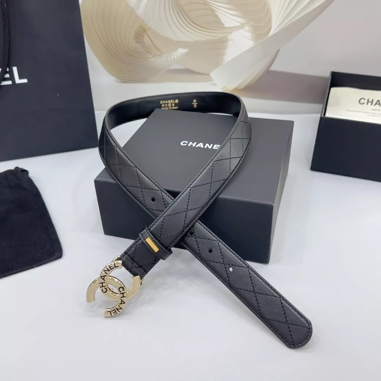 Bright 3997 Chanel AAA Quality Belts In 3.0cm For Women