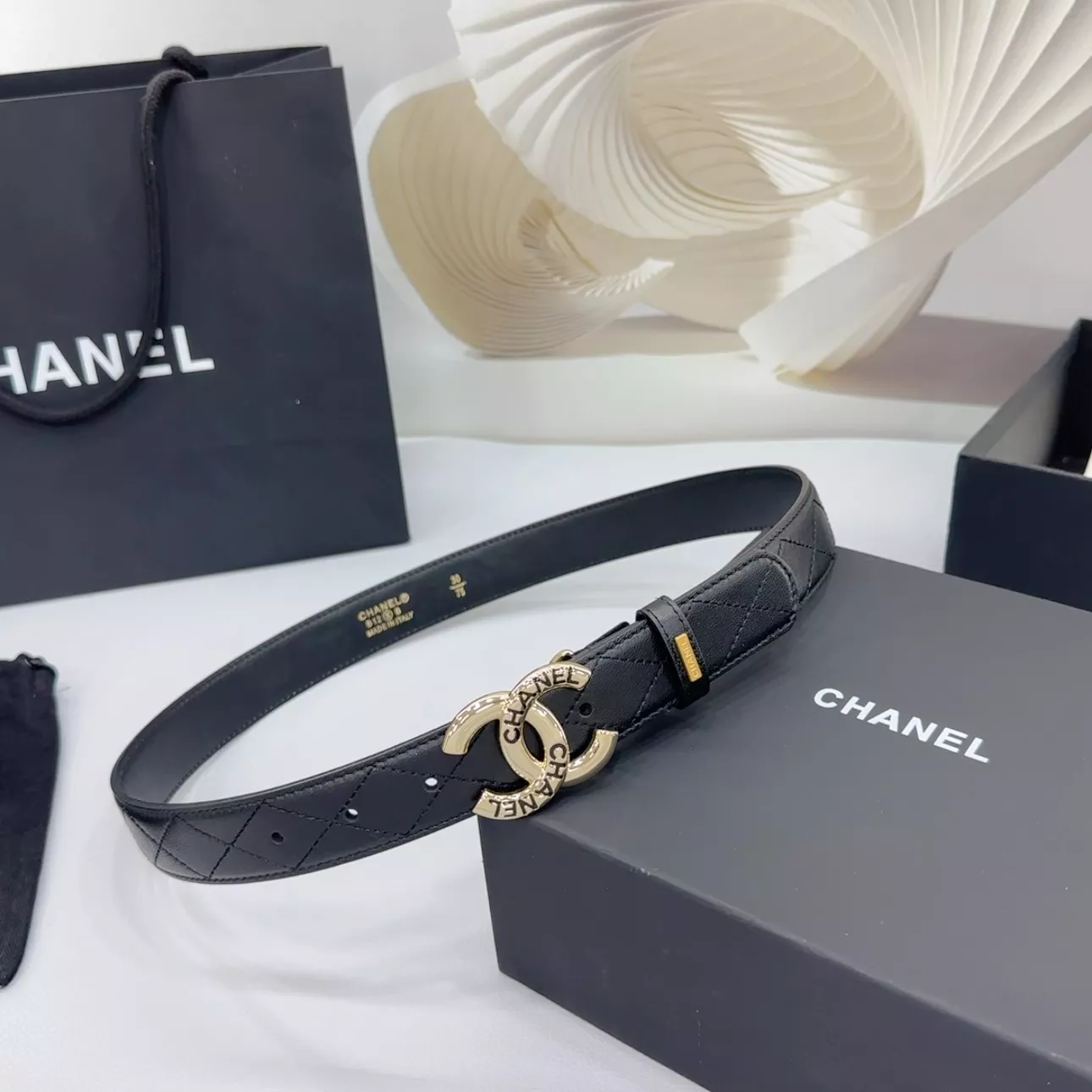 Bright 3997 Chanel AAA Quality Belts In 3.0cm For Women