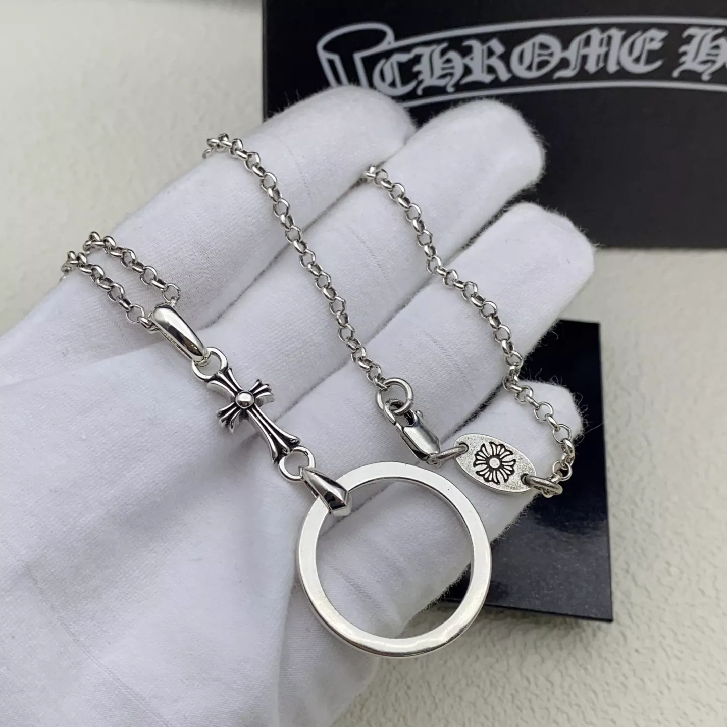 Bright 4151 Chrome Hearts Necklaces