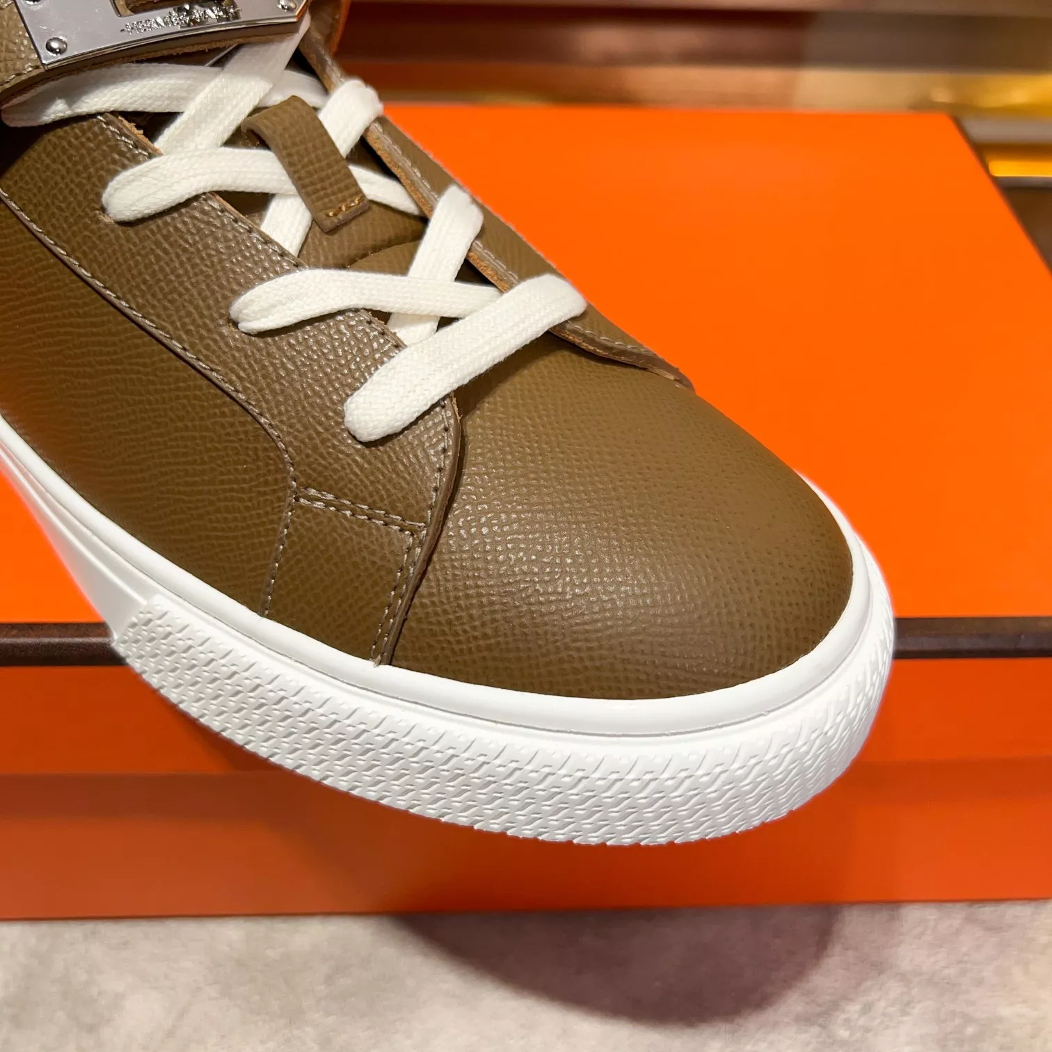 Bright 4268 Hermes High Tops Shoes For Men