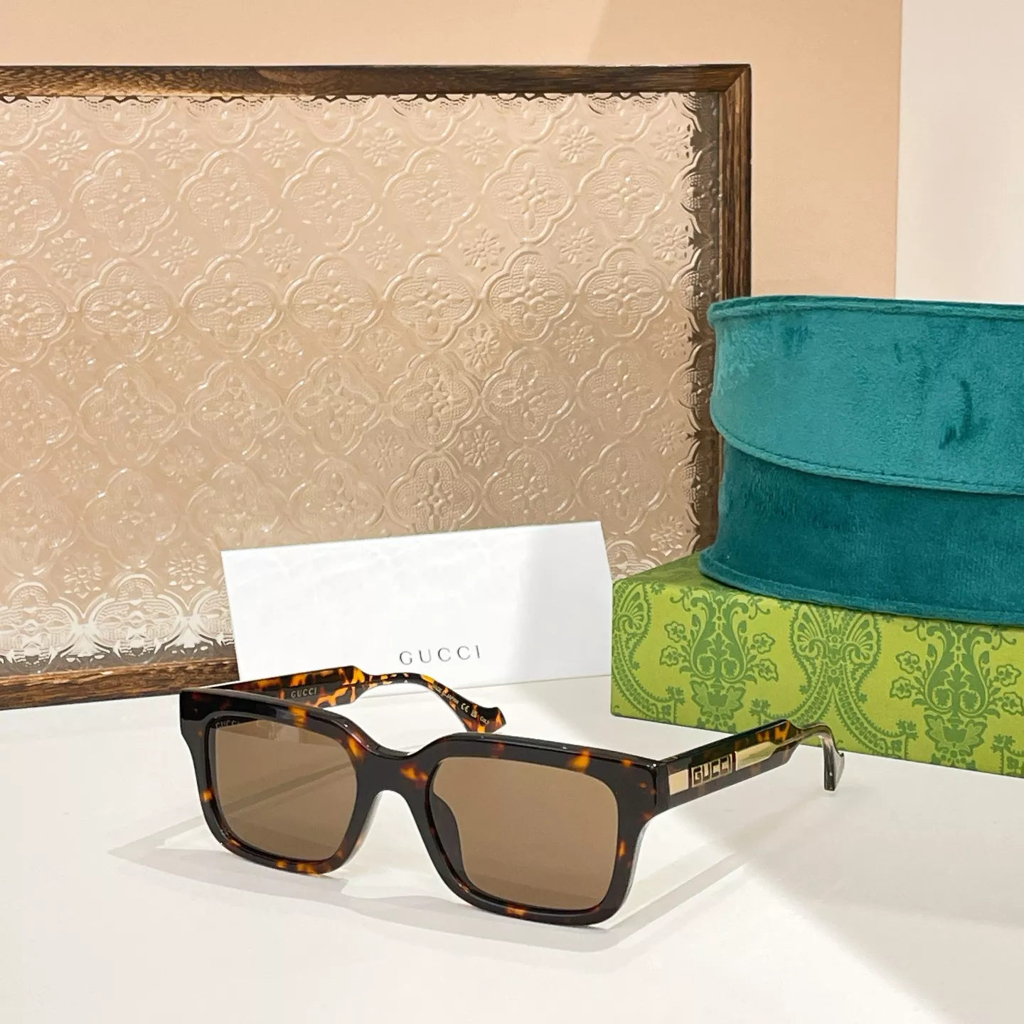 Bright 4284 Gucci AAA Quality Sunglasses