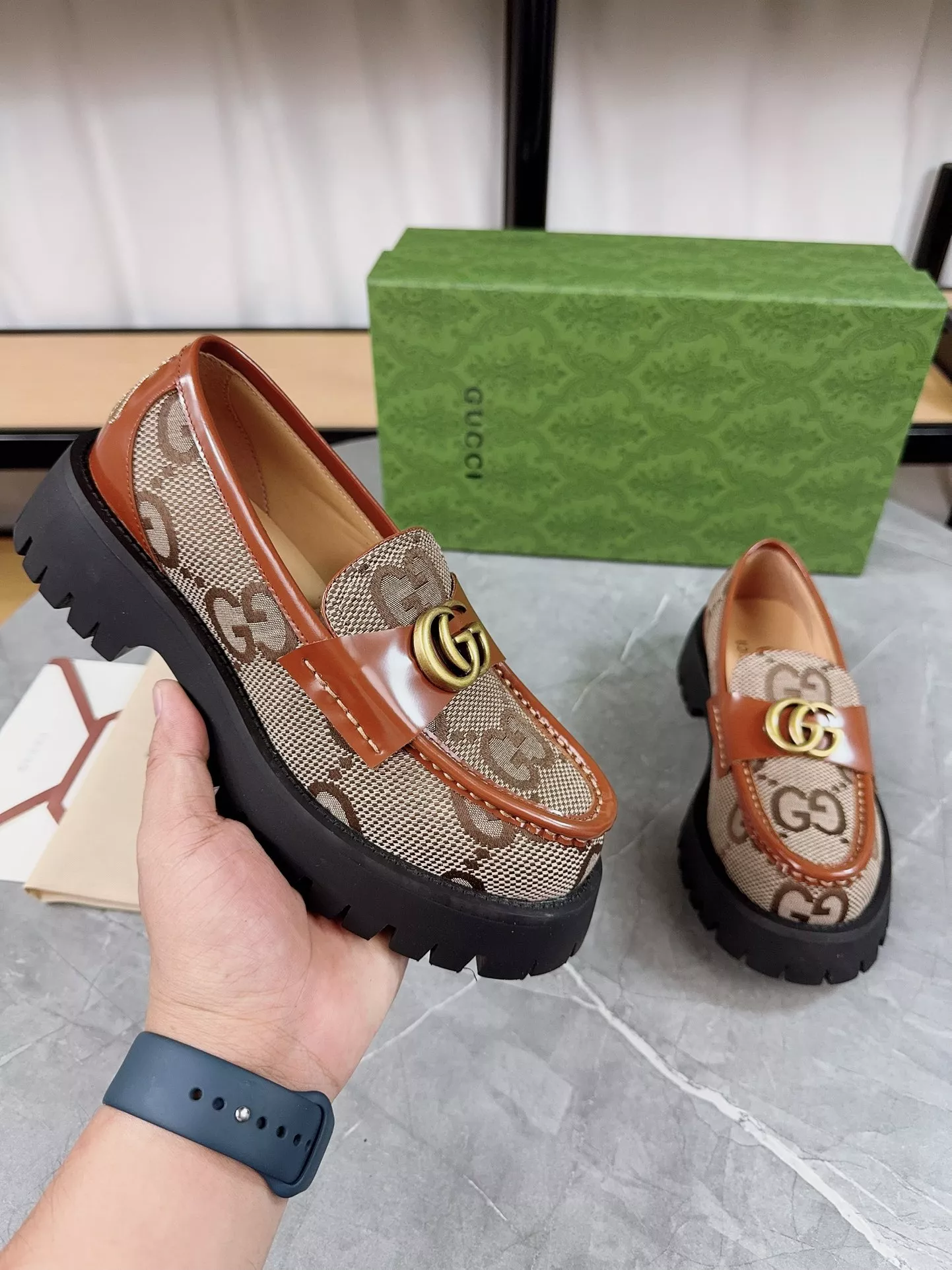 Bright 4489 Gucci Oxfords Shoes For Men