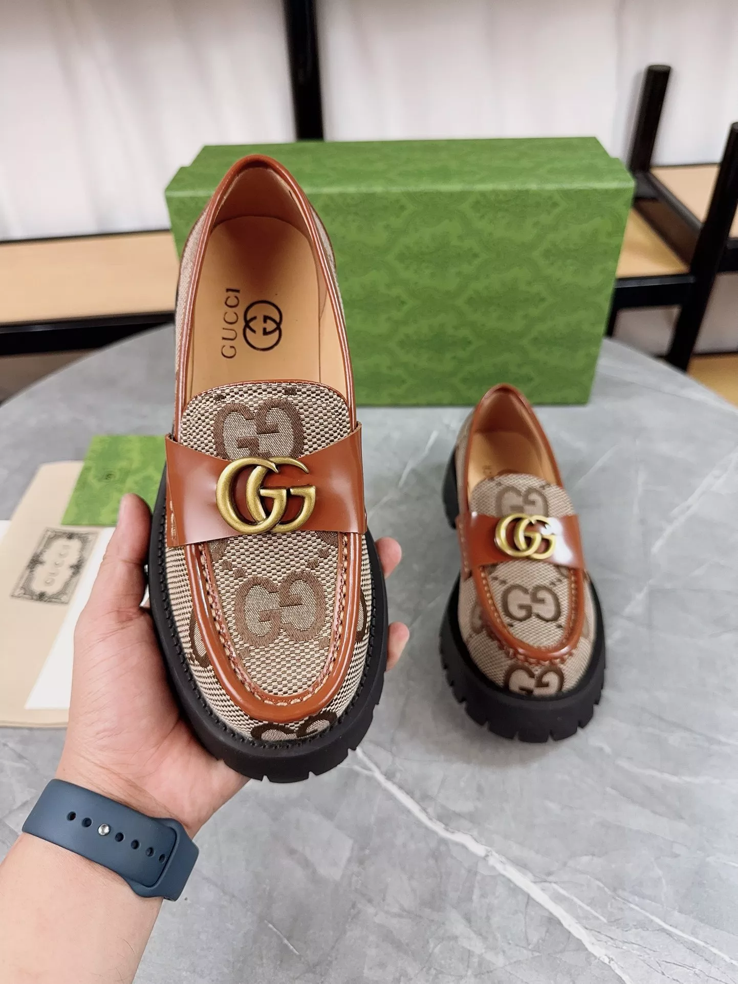 Bright 4489 Gucci Oxfords Shoes For Men