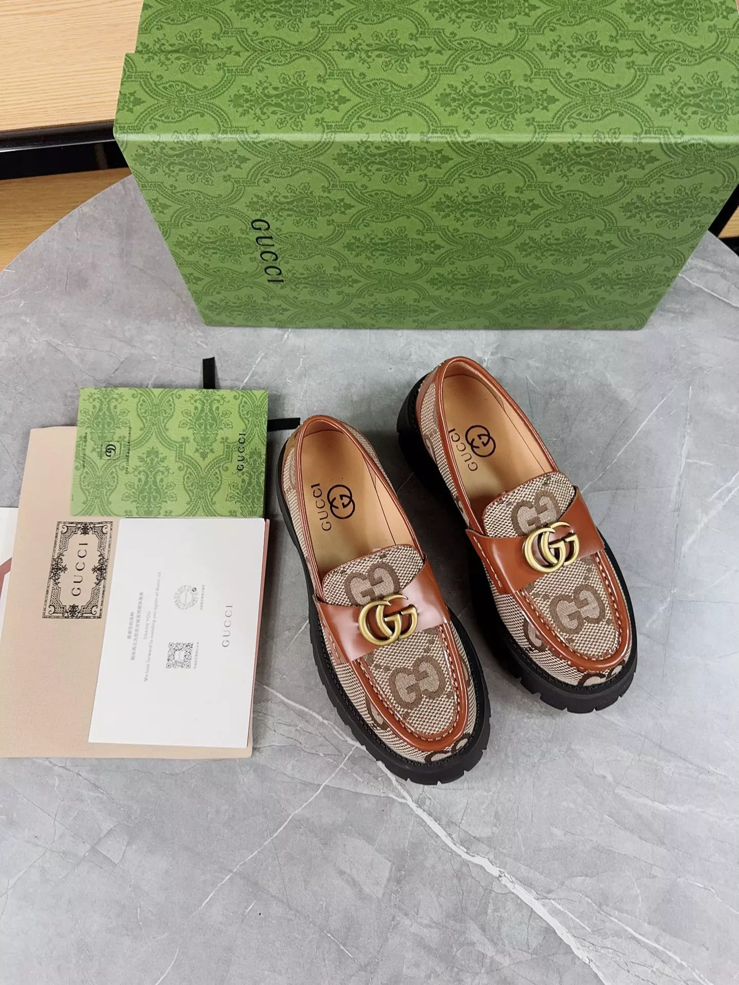 Bright 4489 Gucci Oxfords Shoes For Men