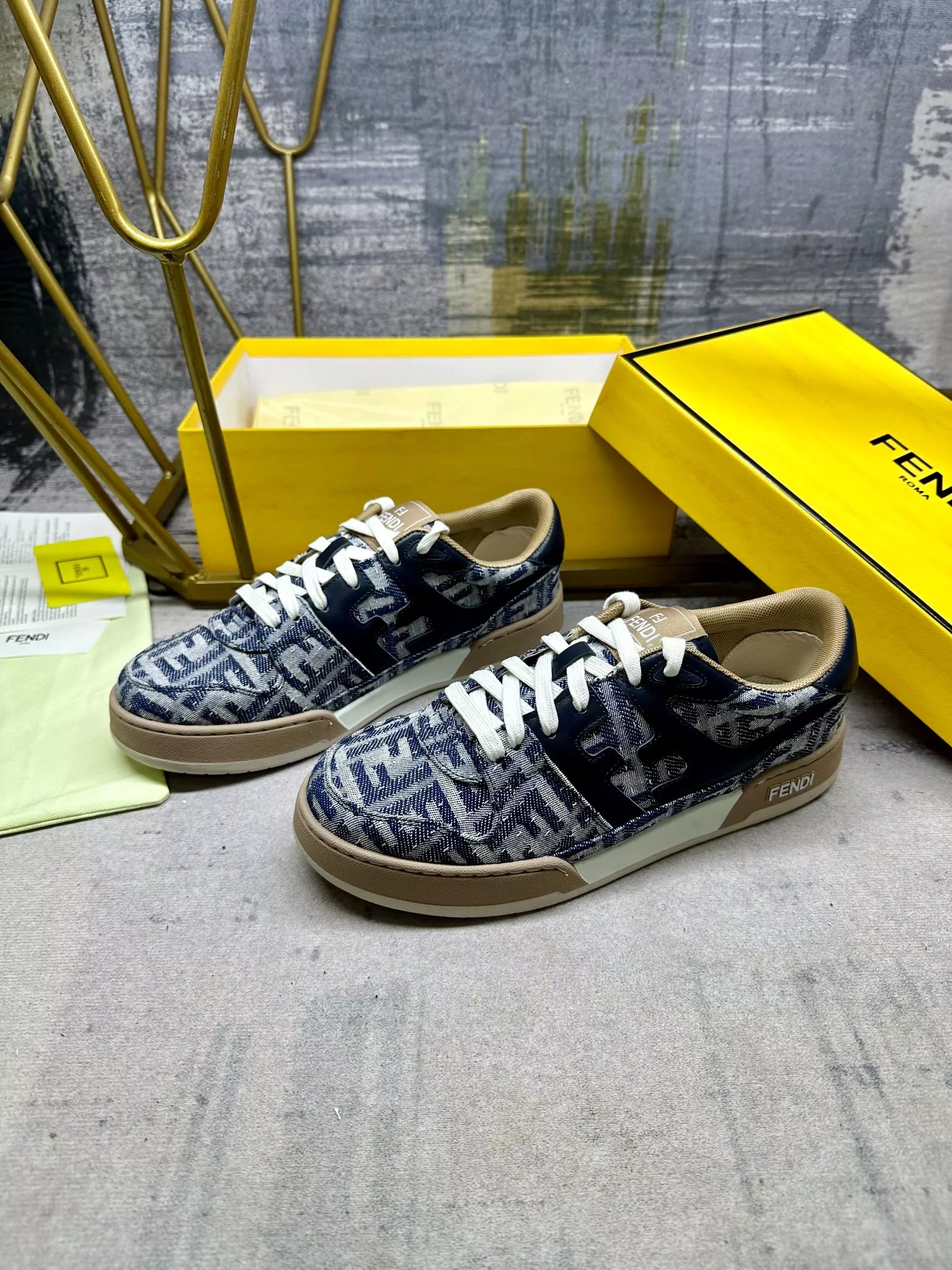 Bright 4524 Fendi Casual Shoes For Men