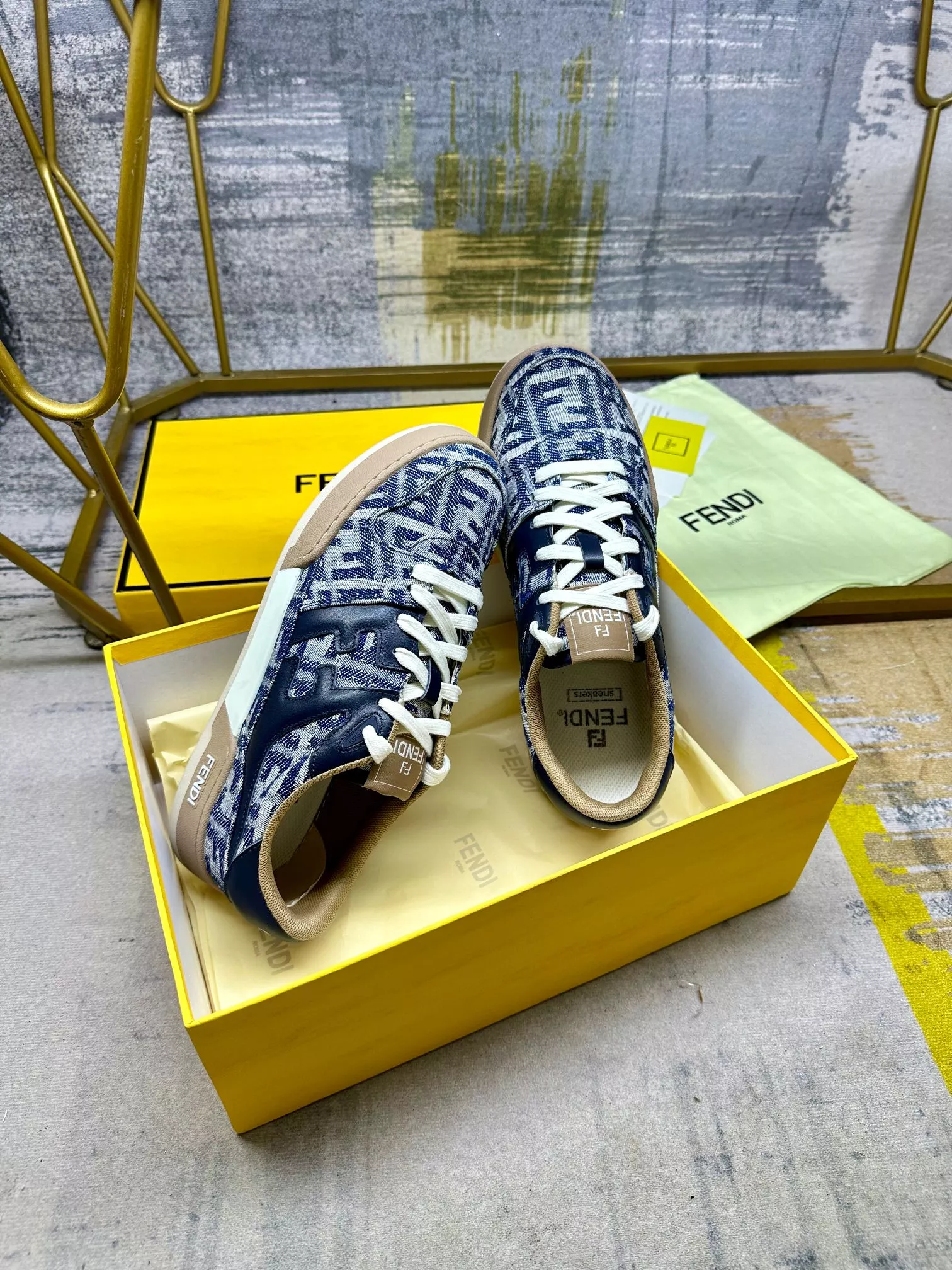 Bright 4524 Fendi Casual Shoes For Men