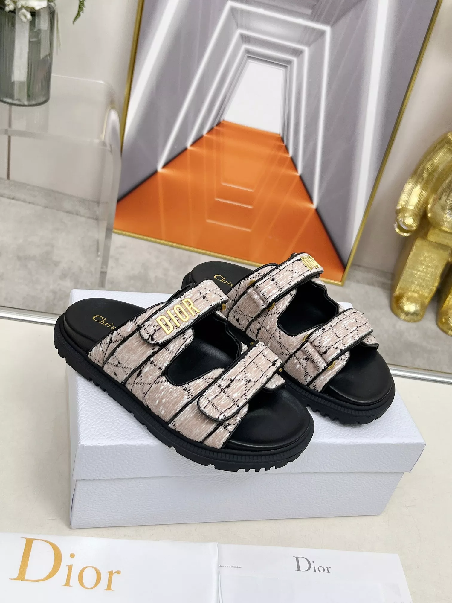 Bright 4550 Christian Dior Slippers For Women